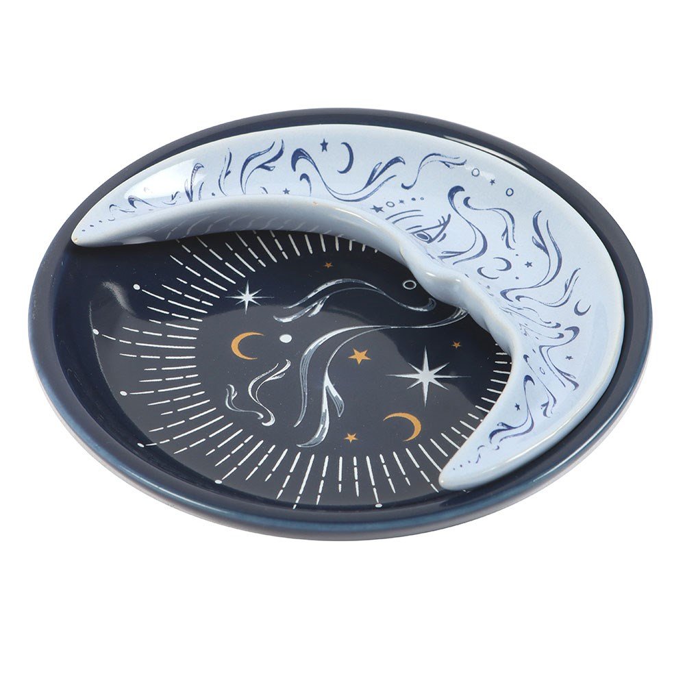 Something Different Moon Trinket Dish - Blue