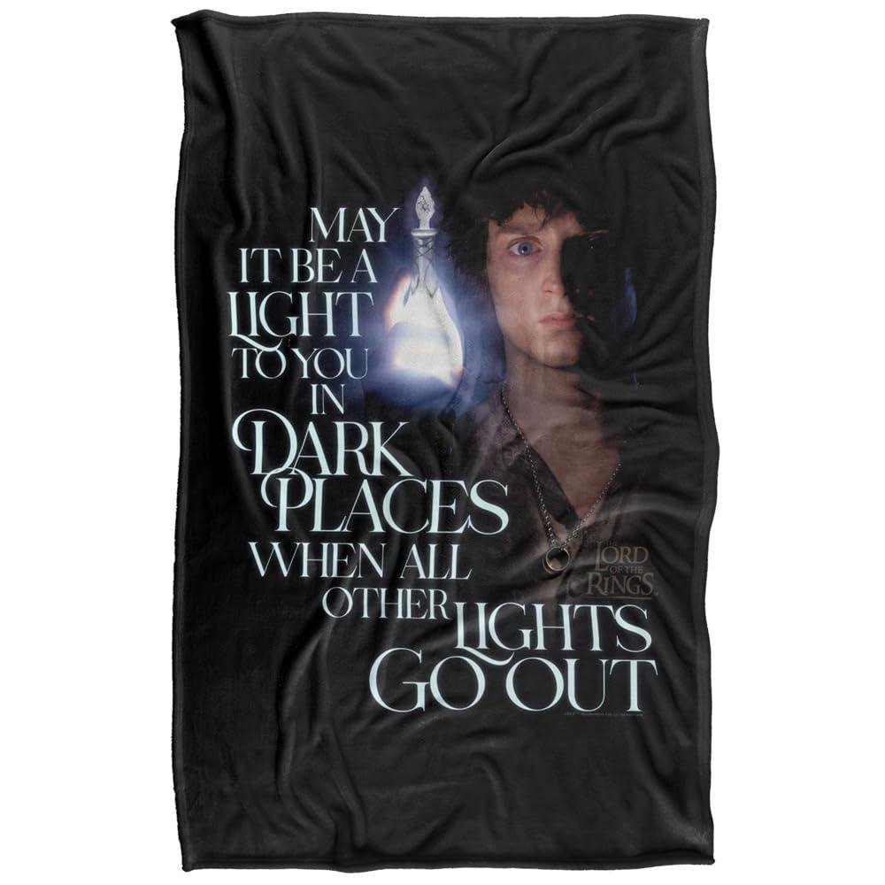 Lord Of The Rings Frodo Light In The Dark Blanket - 147cm x 91cm
