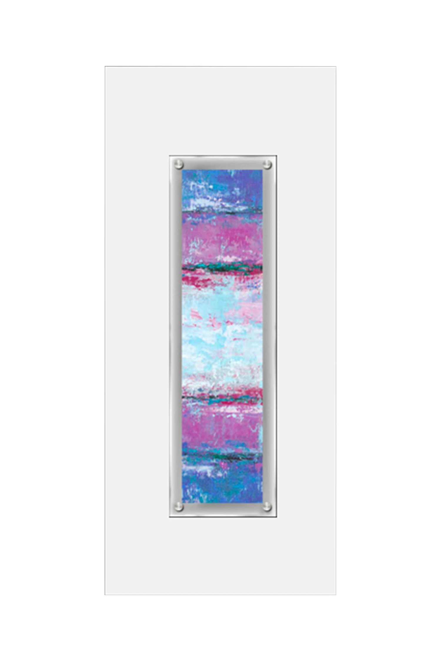 Orsina Abstract 2 Framed Wall Art - Blue