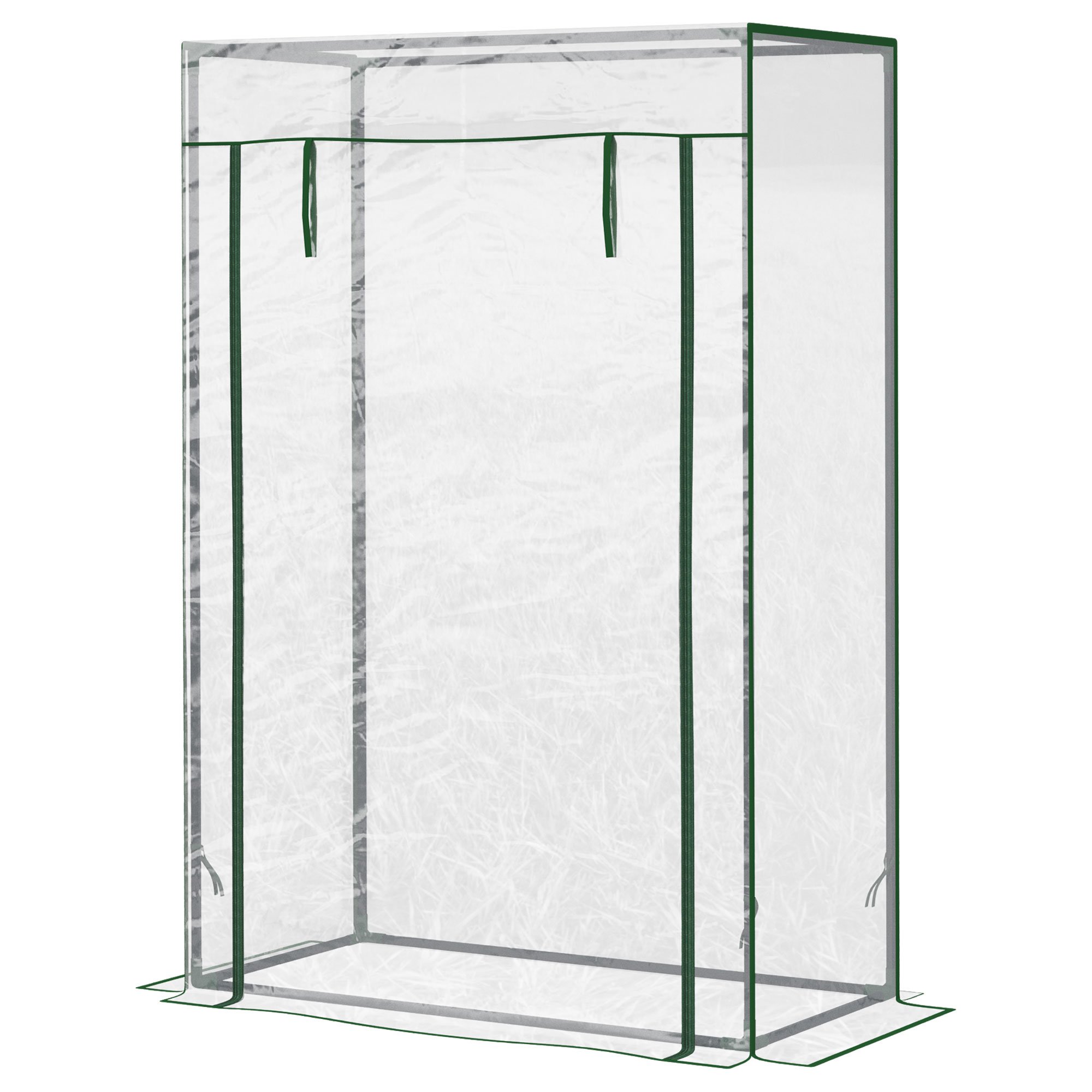 Outsunny PVC Tomato Greenhouse – Dark Green