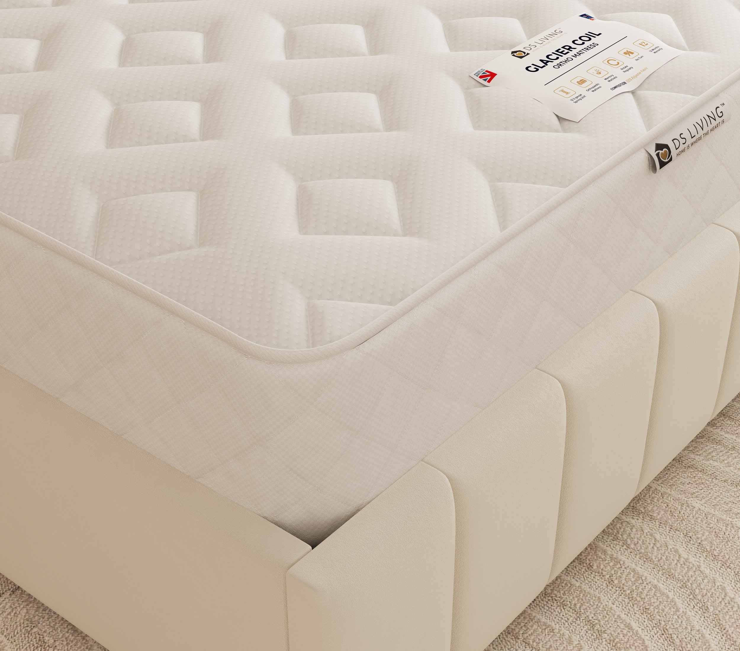DS Living Cool Sleep Cooling Gel Orthopaedic Mattress - King Size