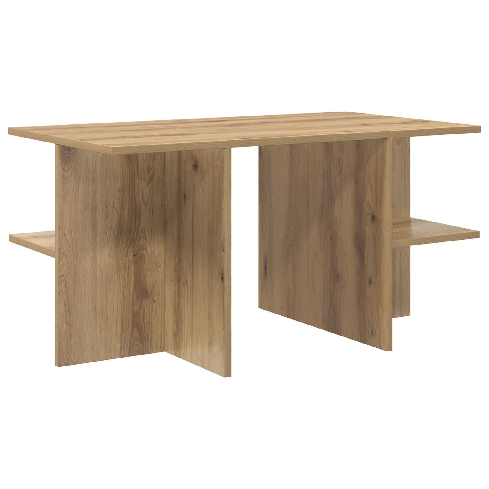 Walplus Engineered Wood Coffee Table - Oak - 87 x 50 x 45 cm