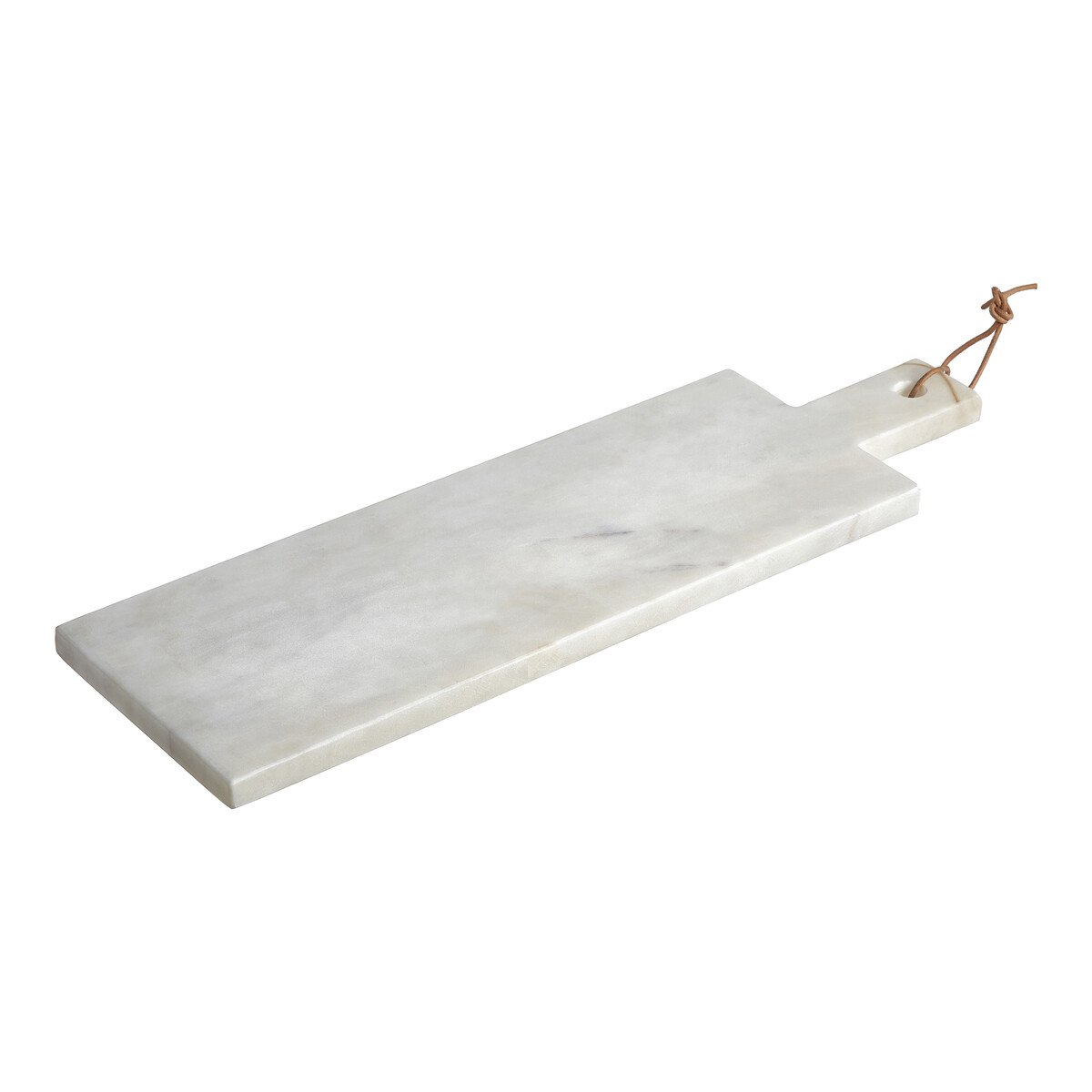 Orsina Salerno Marble Paddle Chopping and Serving Board - White