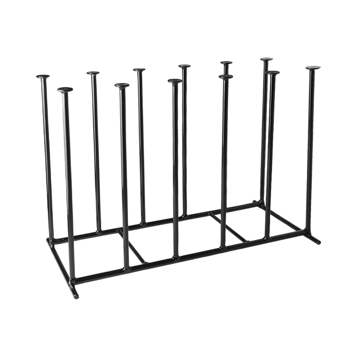 Garden Pride Compact 6 Pair Wellington Boot Stand - Black