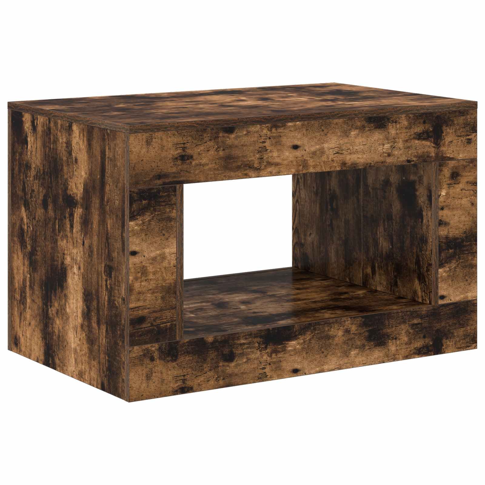 Walplus Side Table - Smoked Oak - 80.5 x 50 x 50 cm