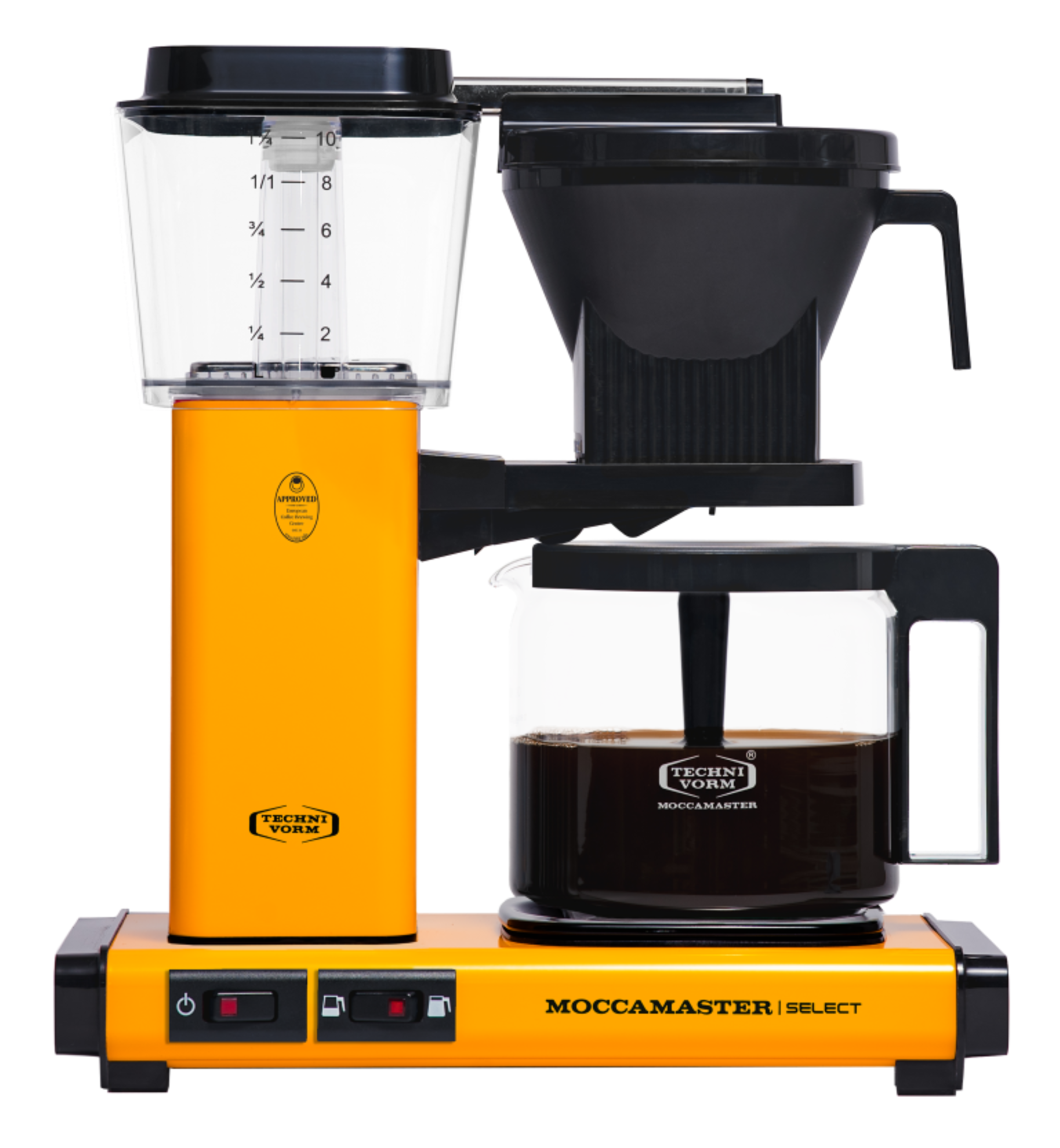 Moccamaster KBG Select Filter Coffee Machine - Yellow Pepper