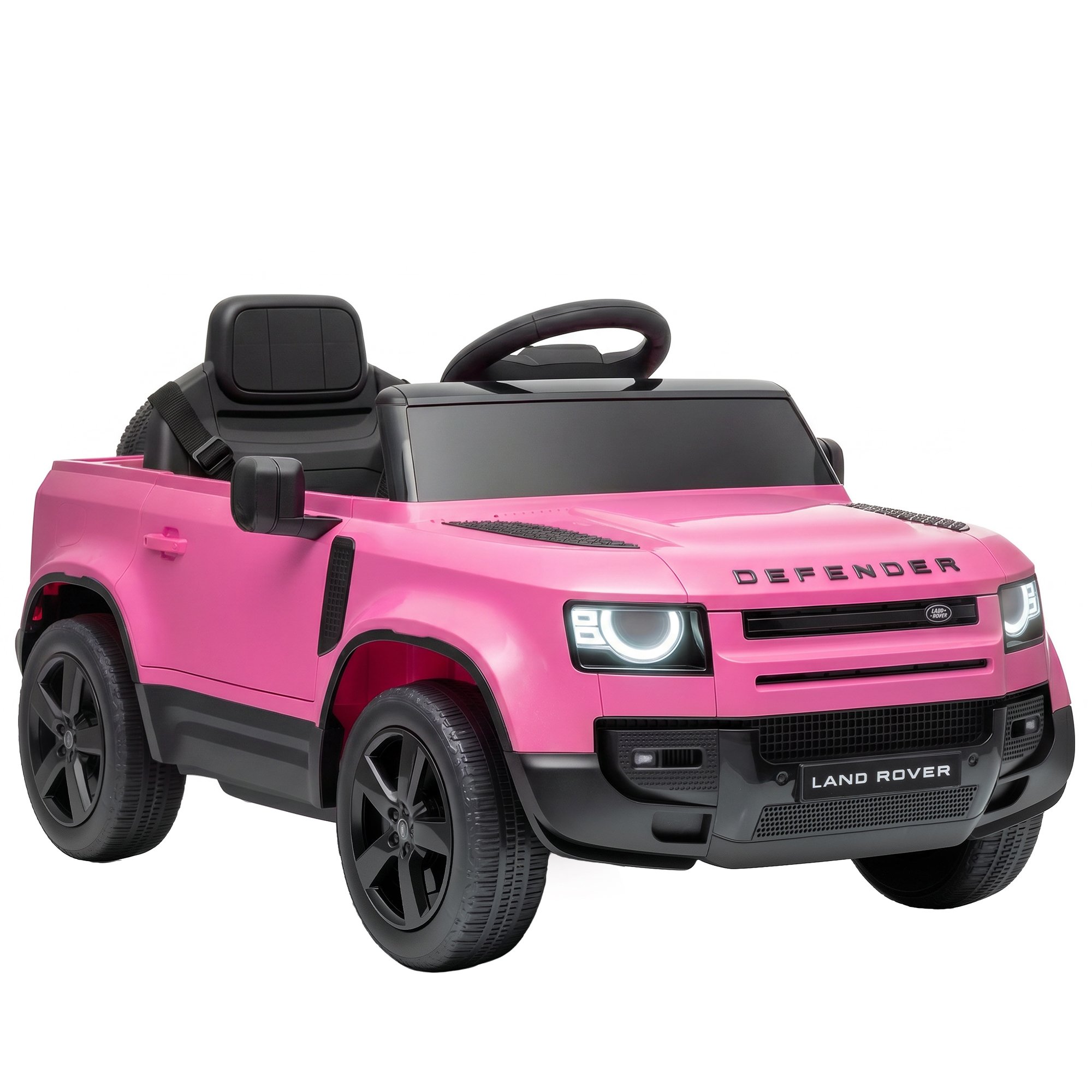 AIYAPLAY Land Rover Defender 12V 3-5 Years Remote Control Ride on Car – Pink