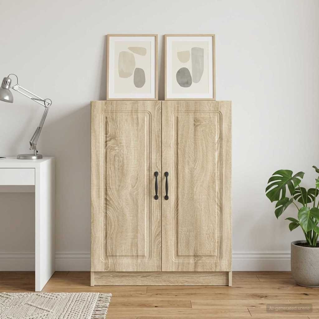 Walplus Engineered Wood Sideboard - Sonoma Oak - 66 x 34.5 x 87 cm