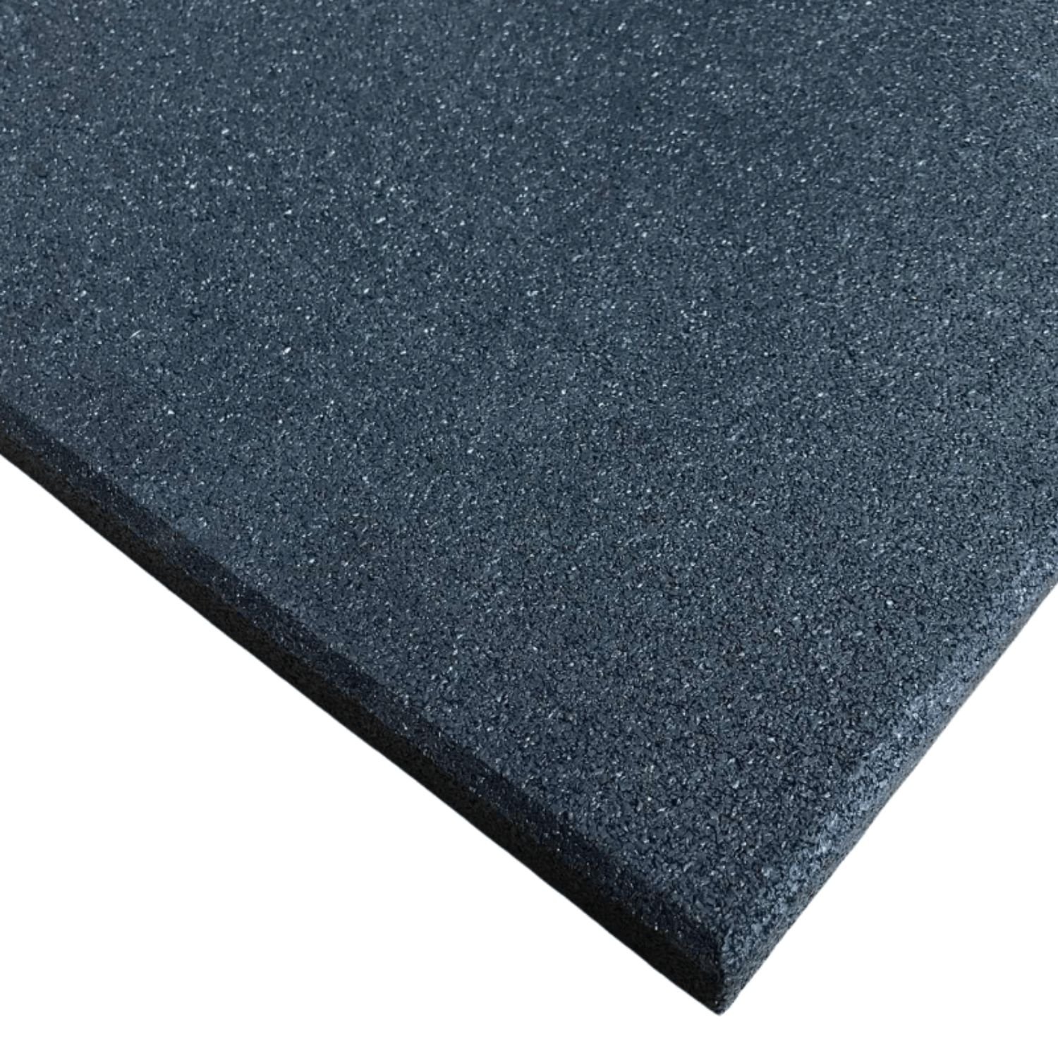 Ark Mat Black 30mm Rubber Crumb Gym Floor Tiles Heavy Duty - 1m x 1m