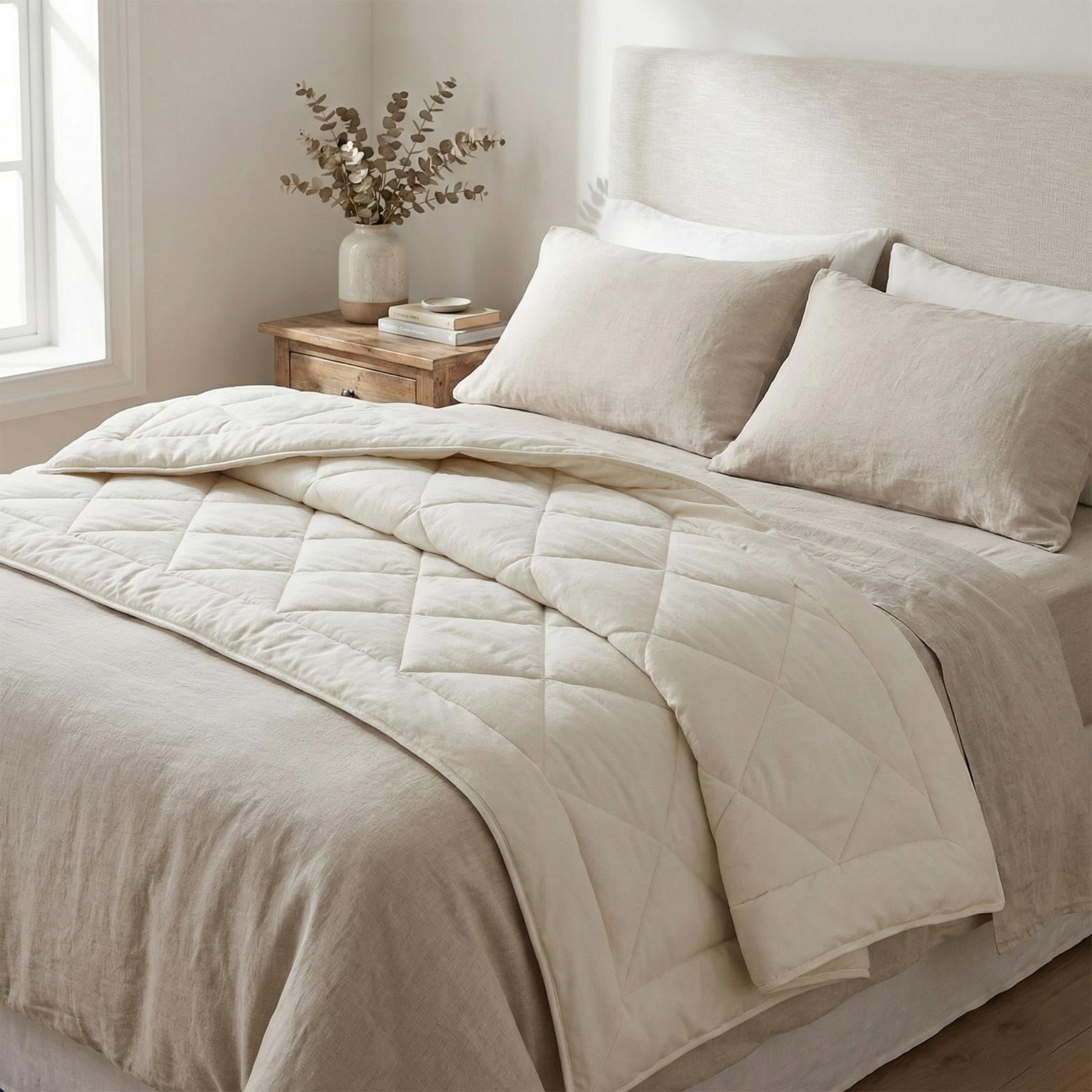 Homescapes Australian Wool 400gsm Duvet - Double
