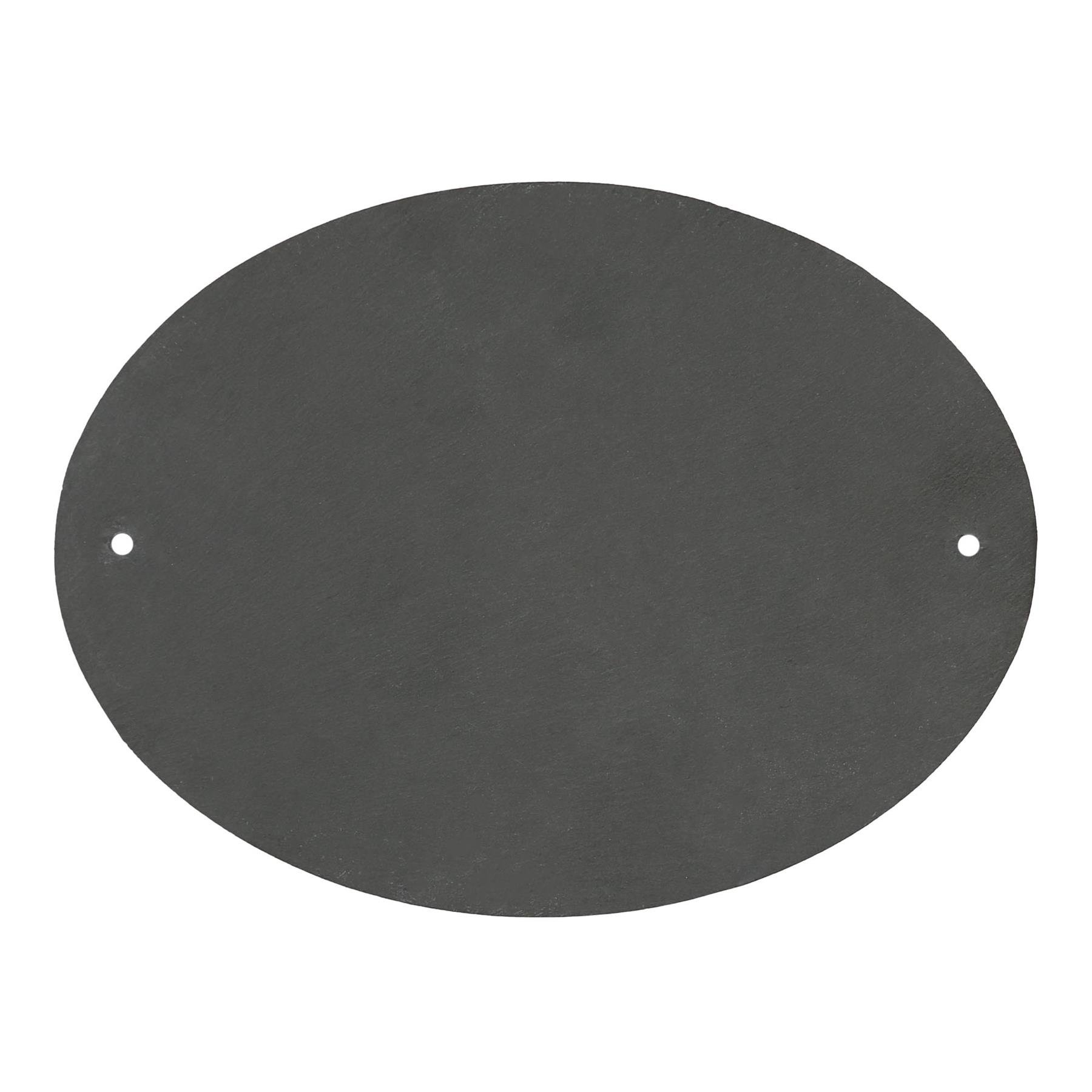 Nicola Spring Linea Oval Blank Slate House Sign