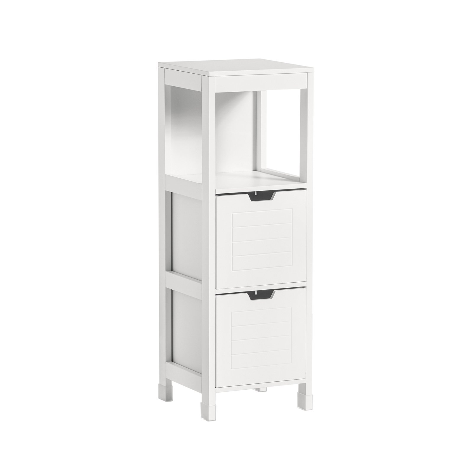 SoBuy 2 Drawer 1 Tier Narrow Storage Floor Cabinet - White