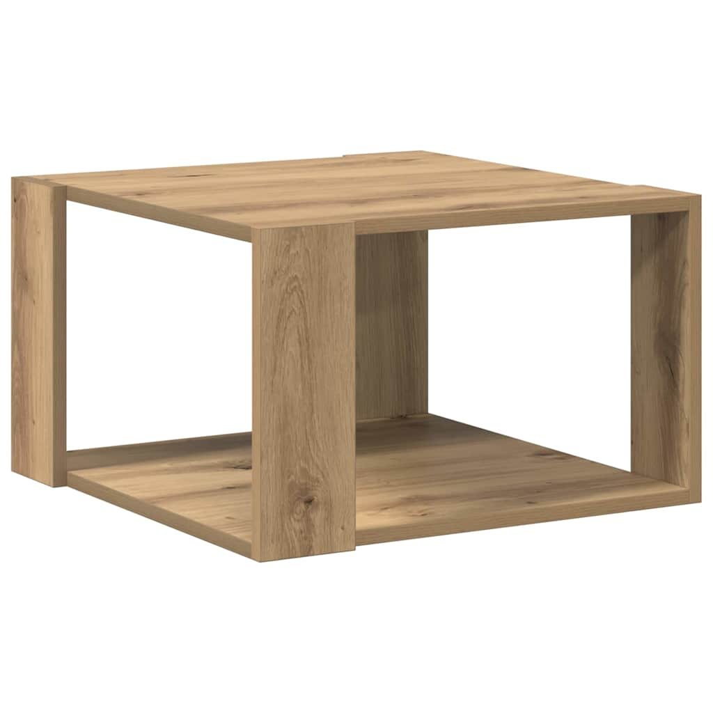 Walplus Engineered Wood Coffee Table - Oak - 51.5 x 51.5 x 30 cm