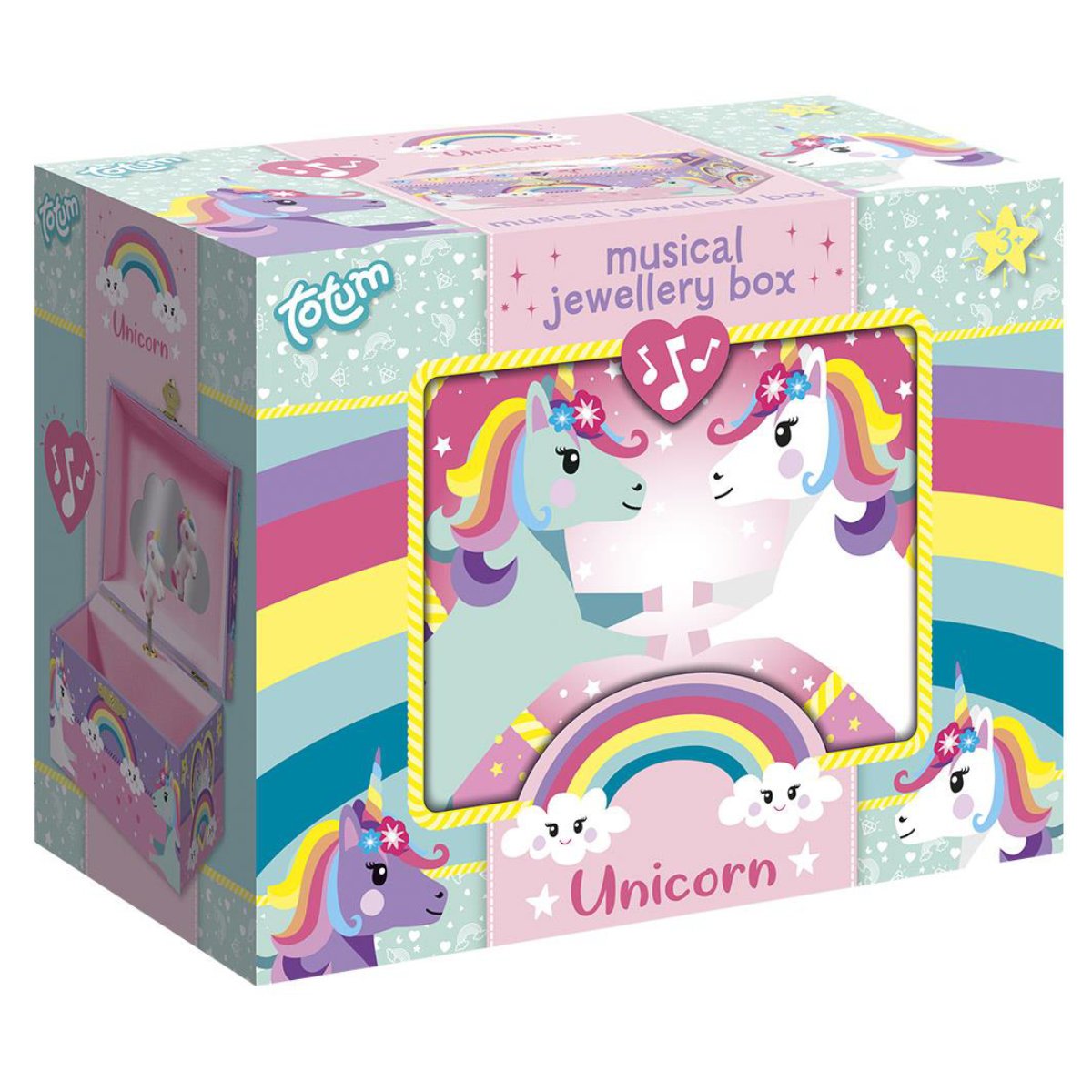Totum Unicorn Musical Jewellery Box - Pink