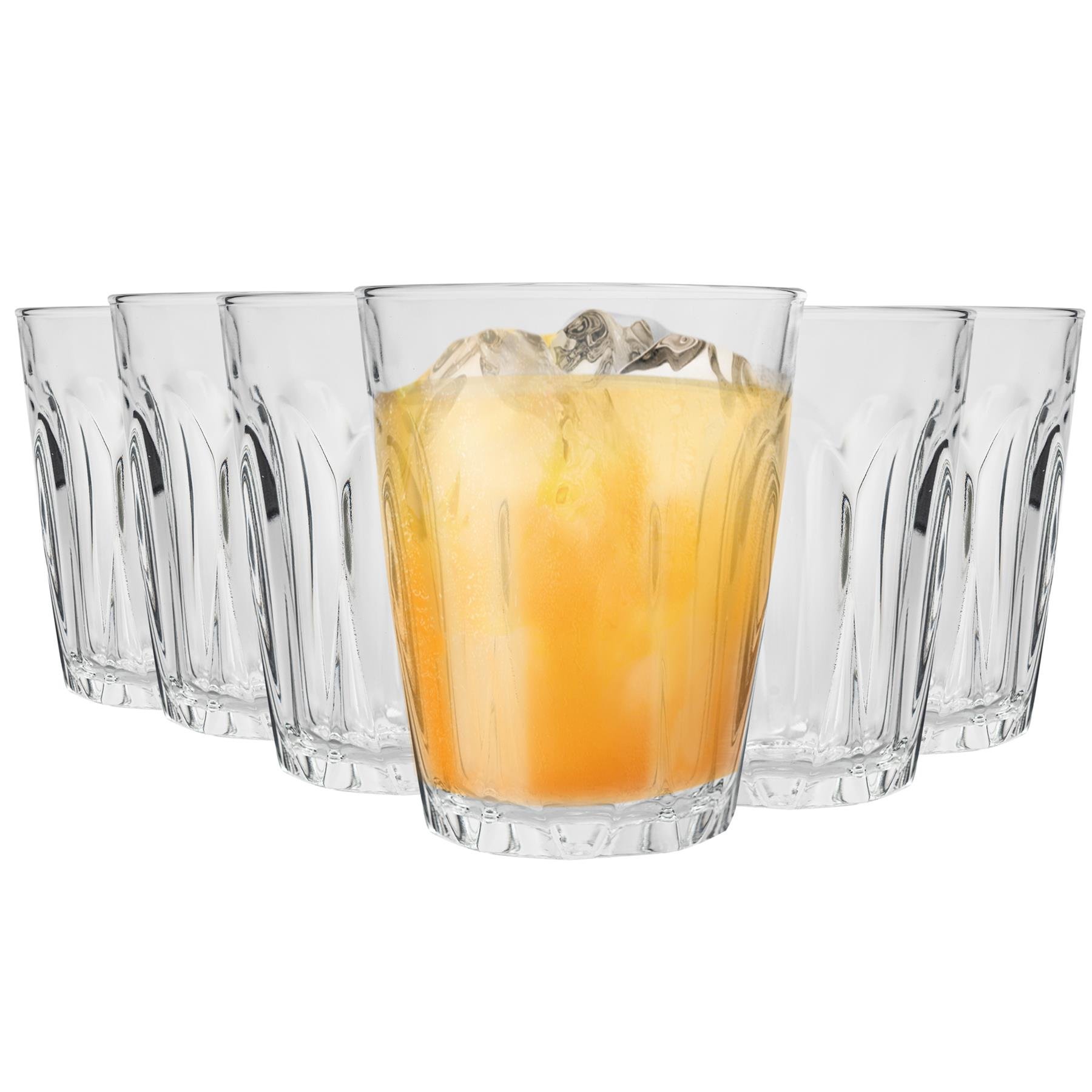 Duralex Provence 250ml Drinking Glass Tumblers - Pack of 6