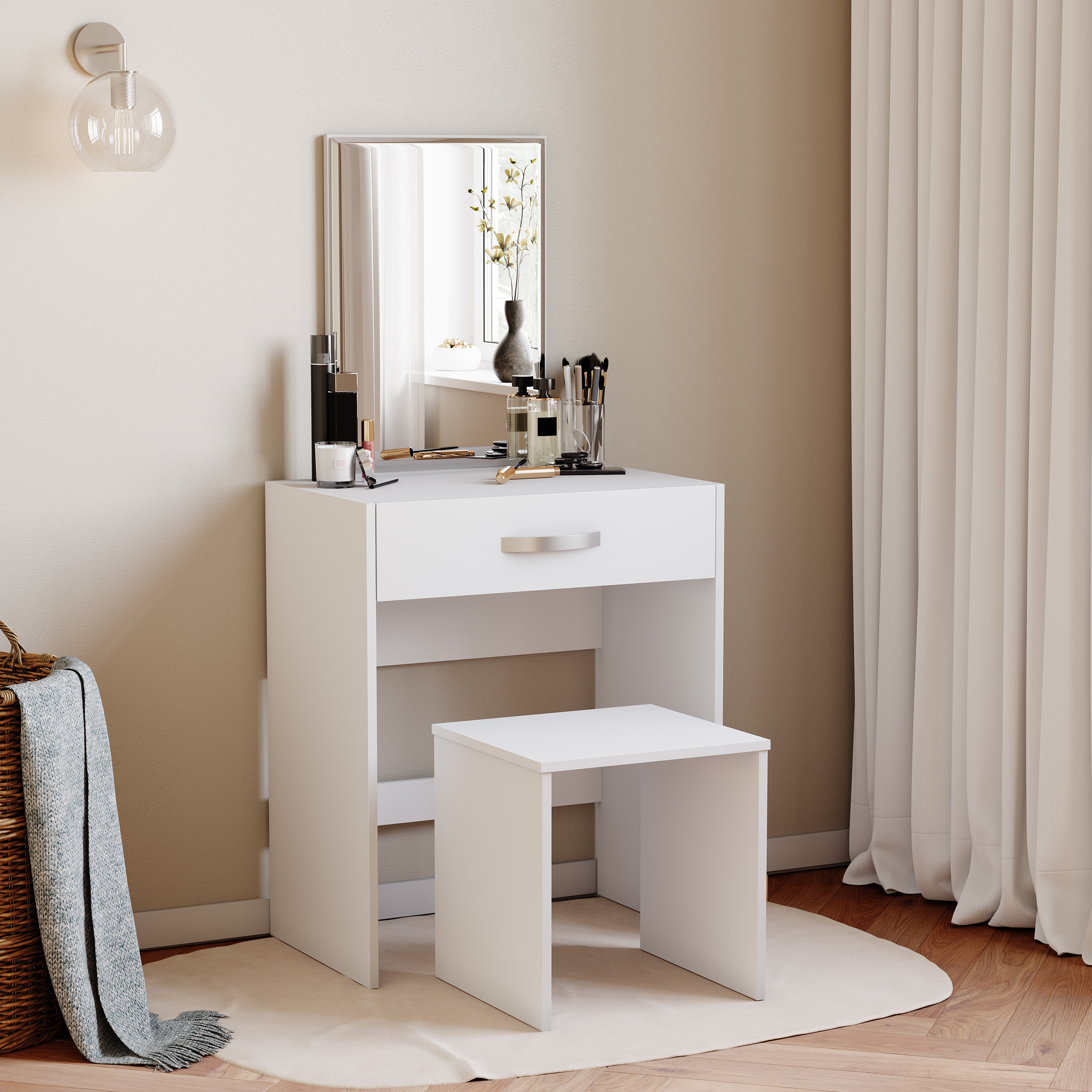 Vida Designs Isla Dressing Table - White