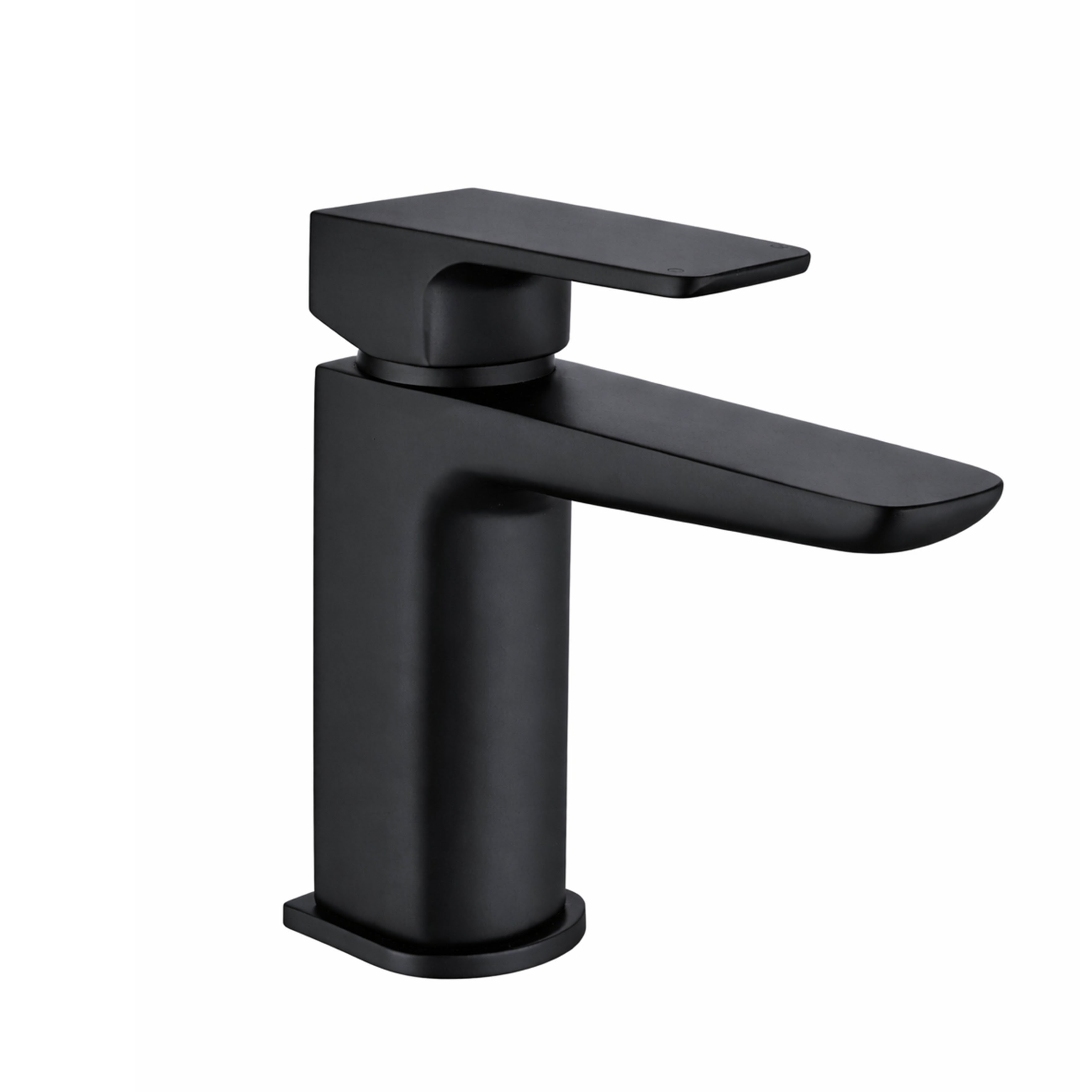 Baridi Basin Mixer Tap with Clicker Waste Easy Installation – Matt Black