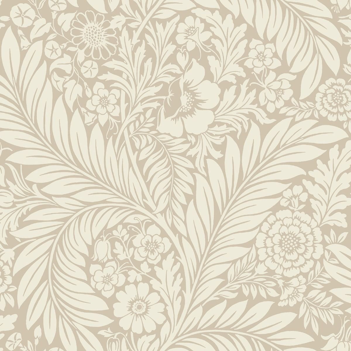 Belgravia Florence Leaf Wallpaper - Natural
