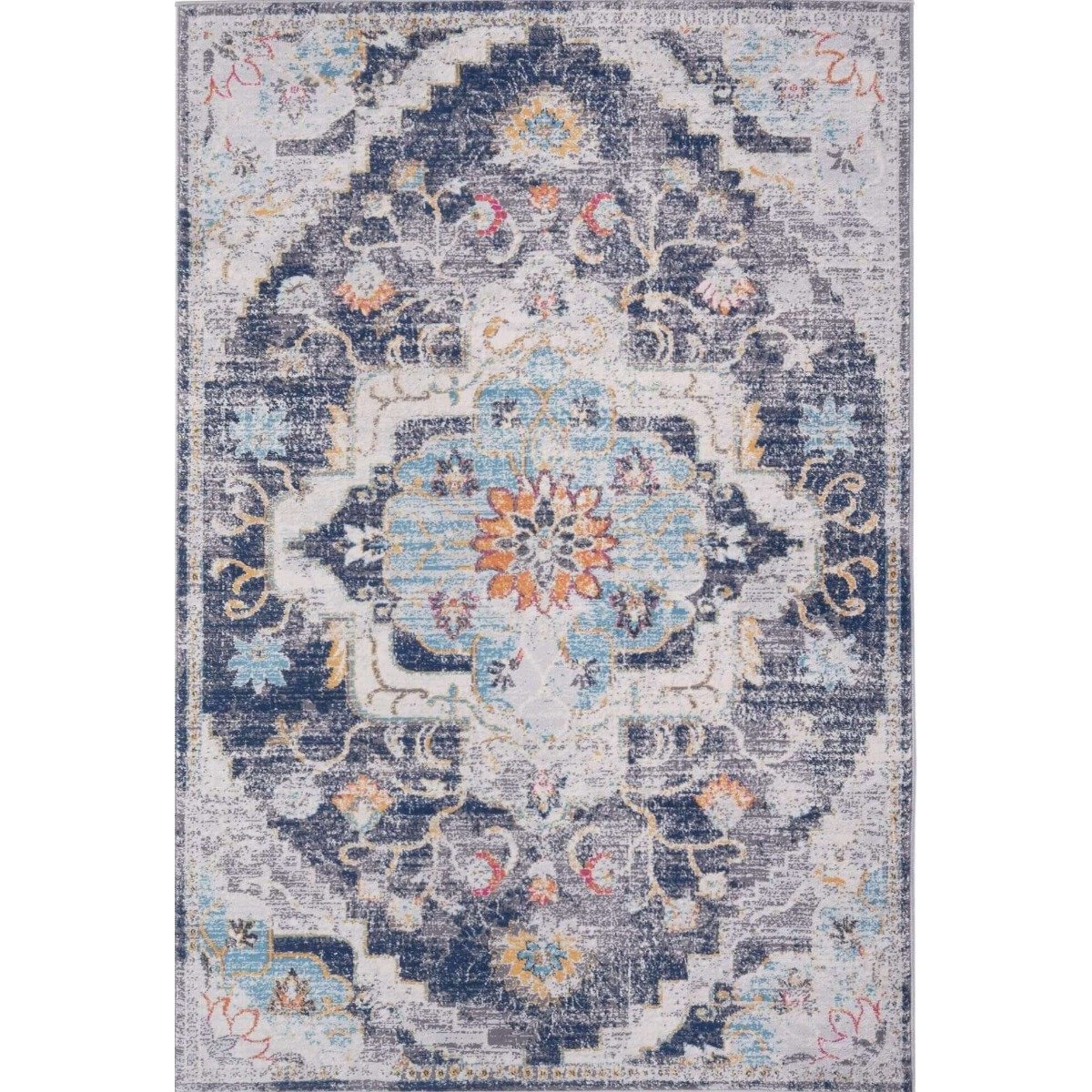 The Rugs Multicoloured Marrakech Distressed Rug - 160 x 230cm