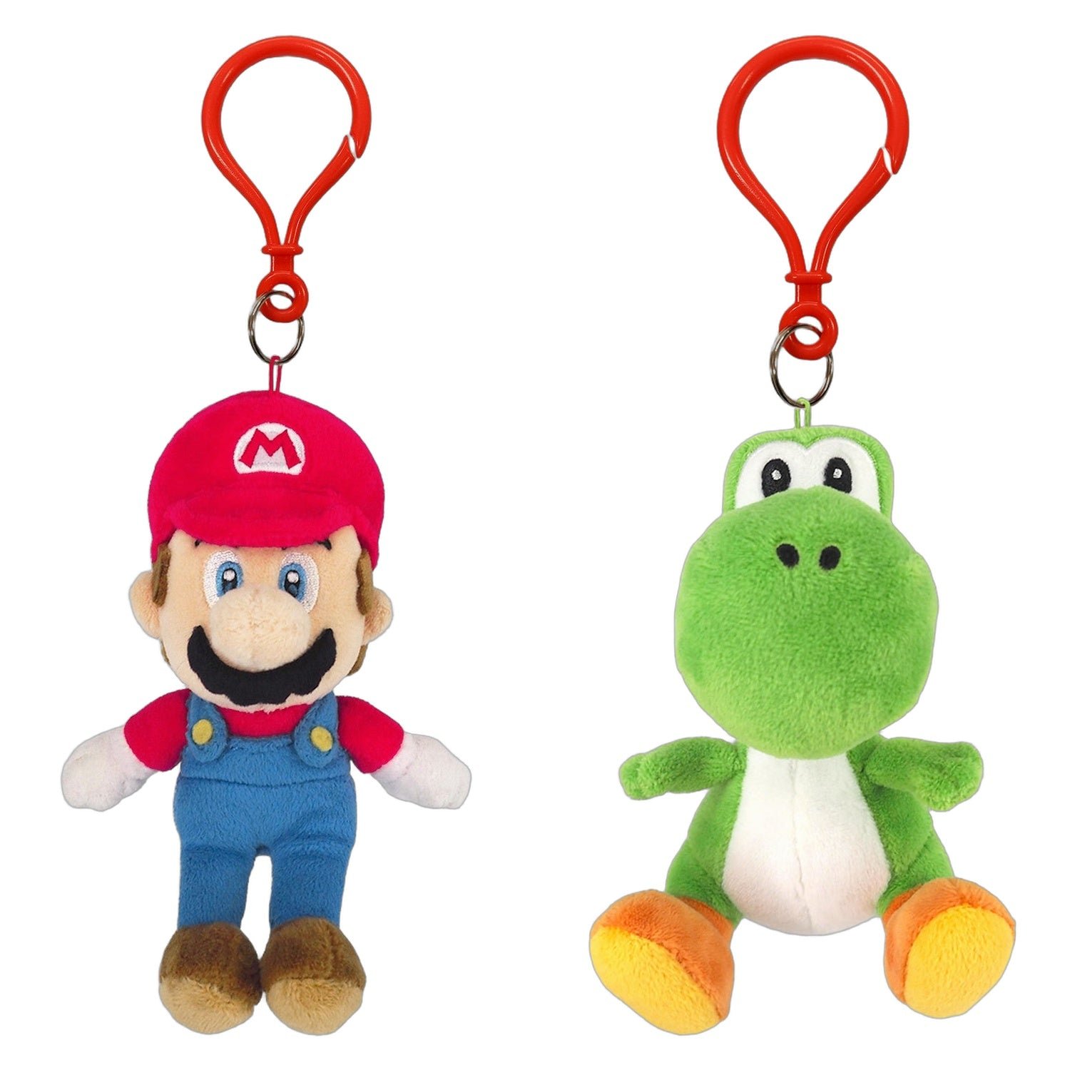 San-Ei Nintendo Super Mario and Yoshi Keychain Bundle