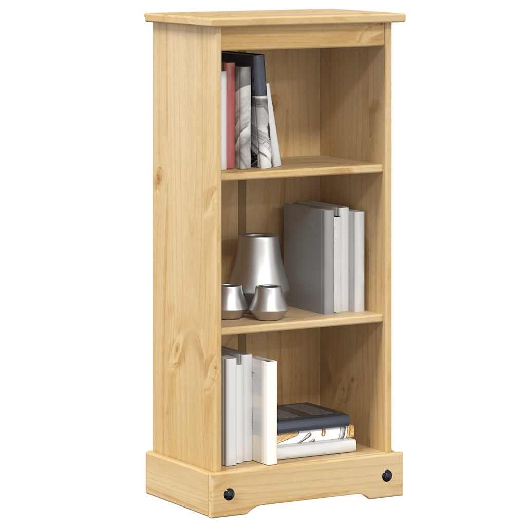 Walplus Solid Pine Bookcase - Brown - 46 x 29 x 100 cm