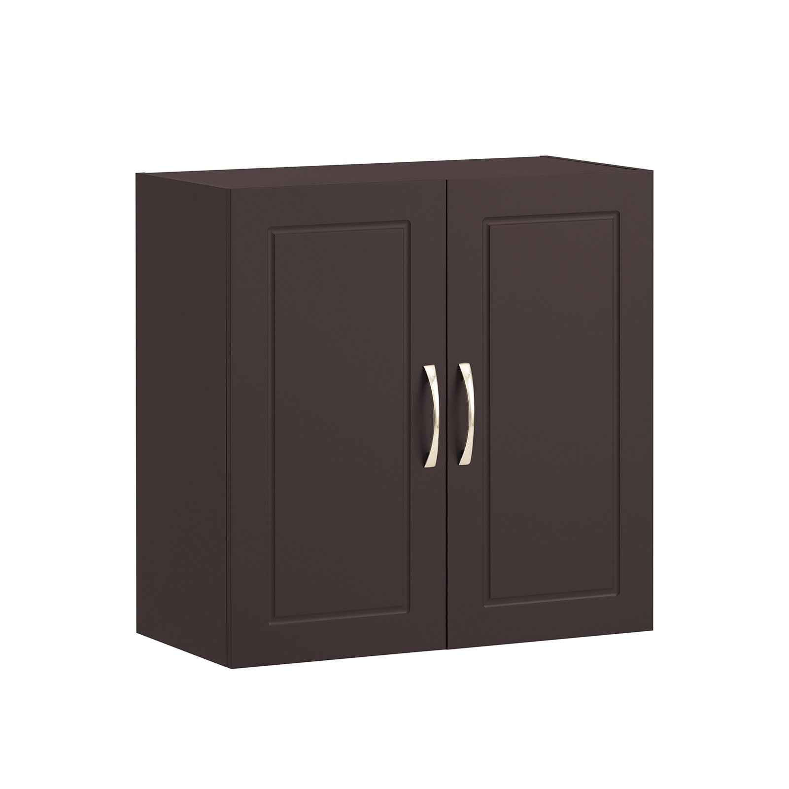 SoBuy 2 Door 1 Shelf Bathroom Wall Cabinet - Dark Brown