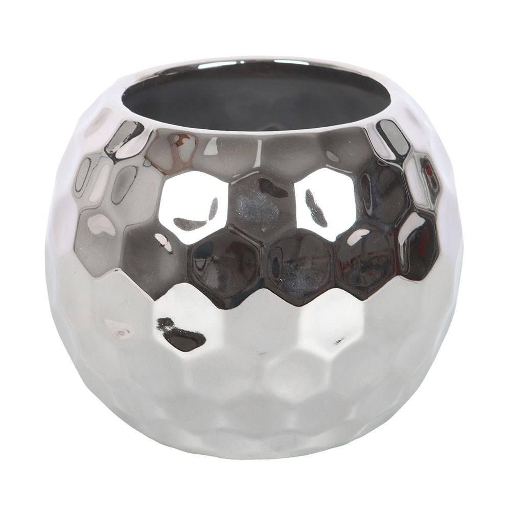 Something Different Disco Ball Vase - Silver