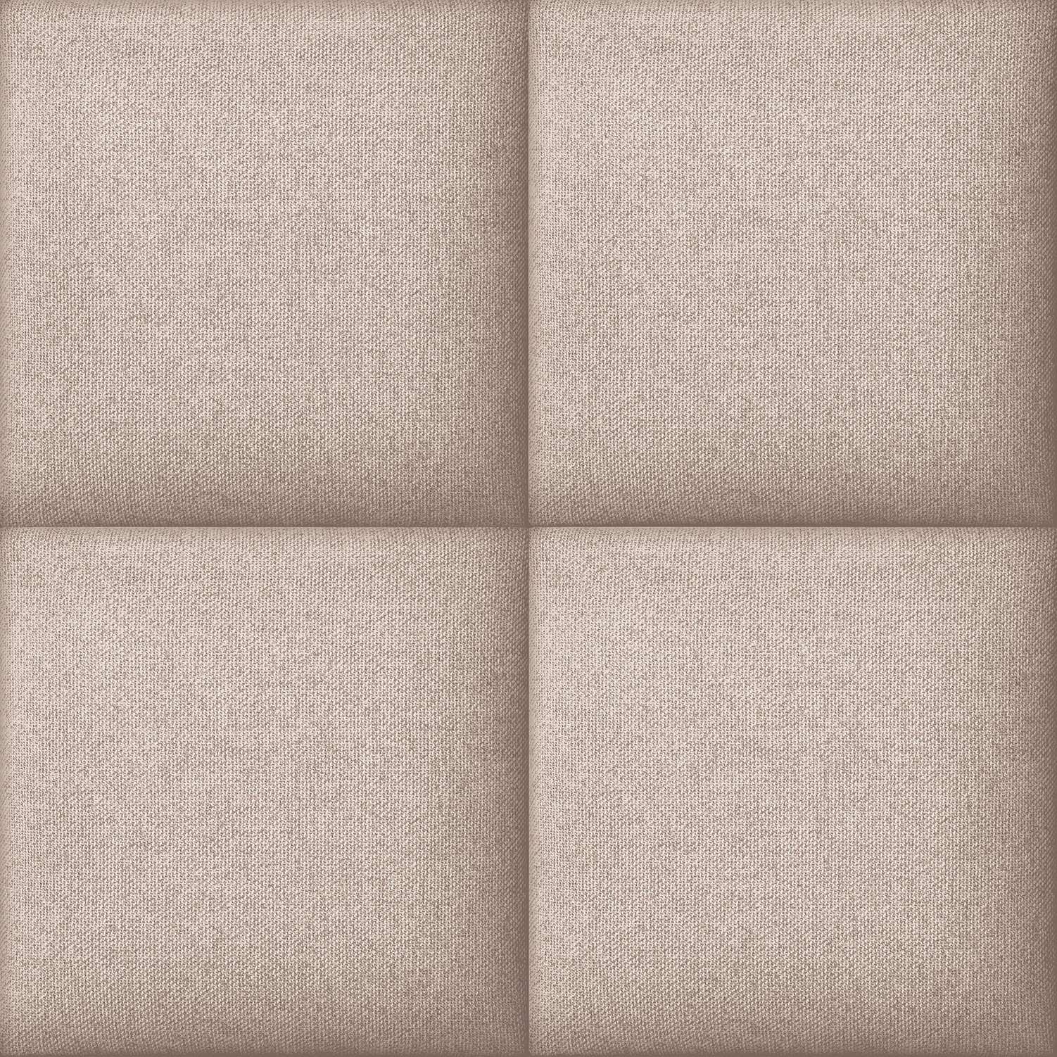 Grandeco Hektor Faux Padded Panel Textured Wallpaper - Pink