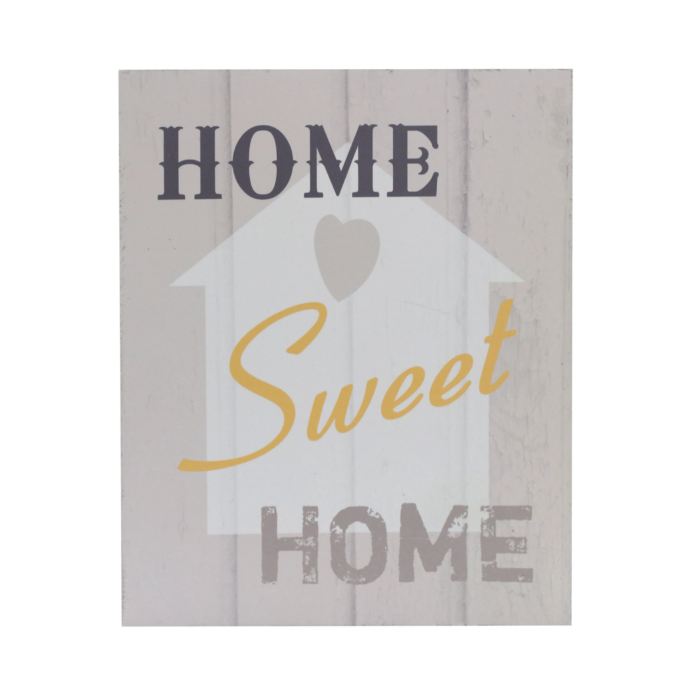 Orsina Madera Home Sweet Wall Plaque