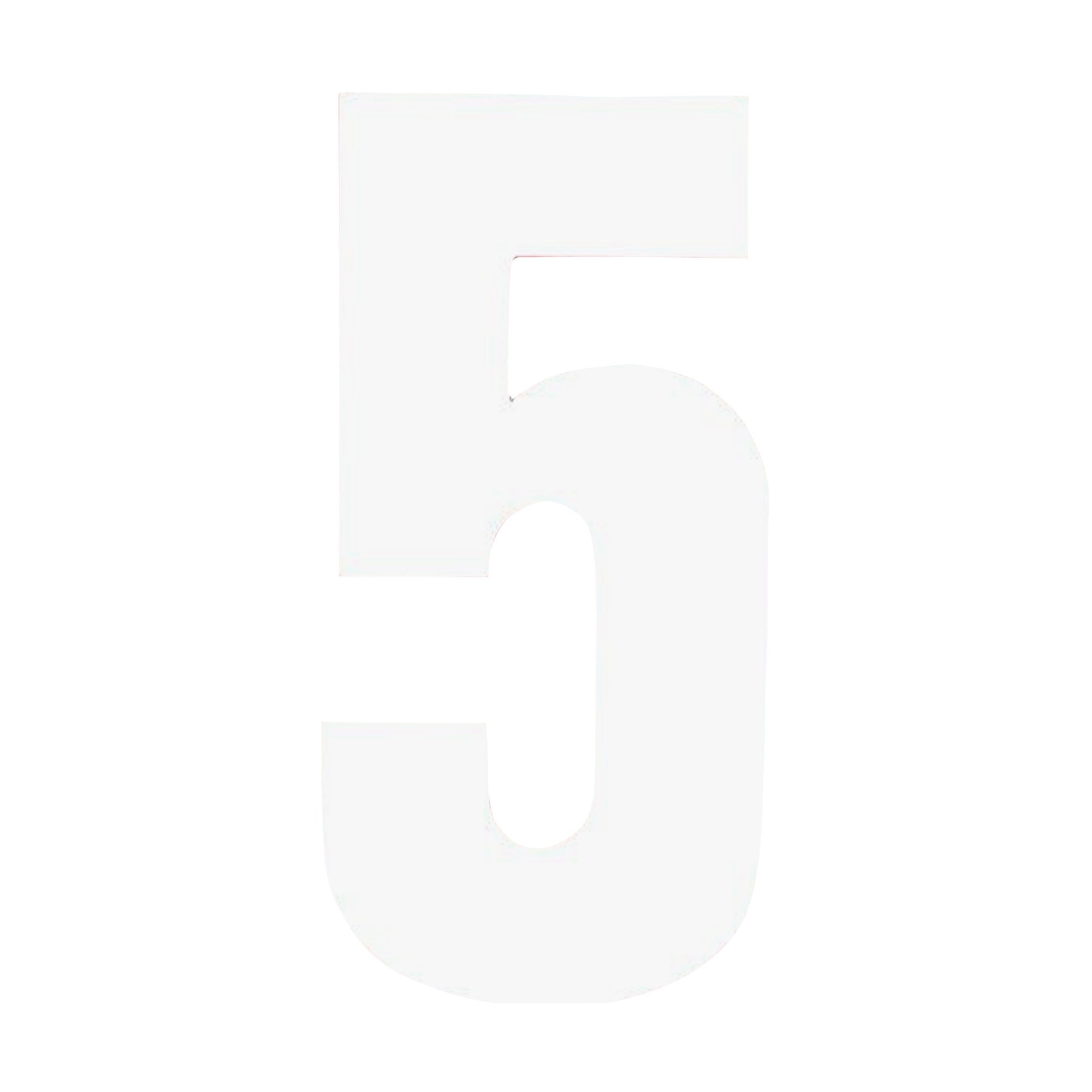 Securit 5 Bin Number Pack of 2 - White