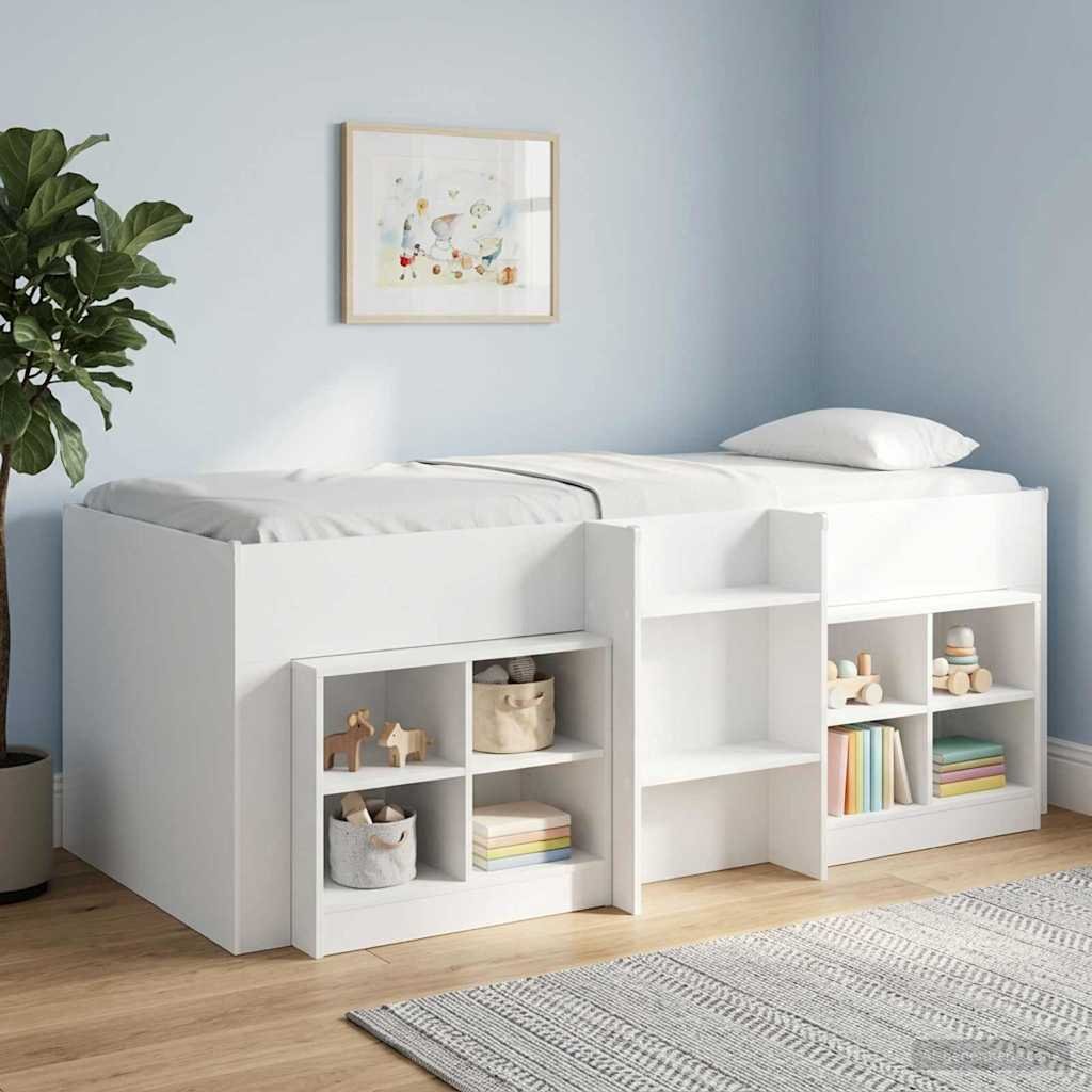 Walplus Engineered Wood Single Kids Loft Bed - White