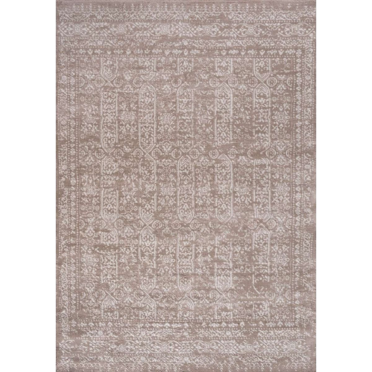 The Rugs Beige Montana Vintage Pet Friendly Rug - 80 x 150cm