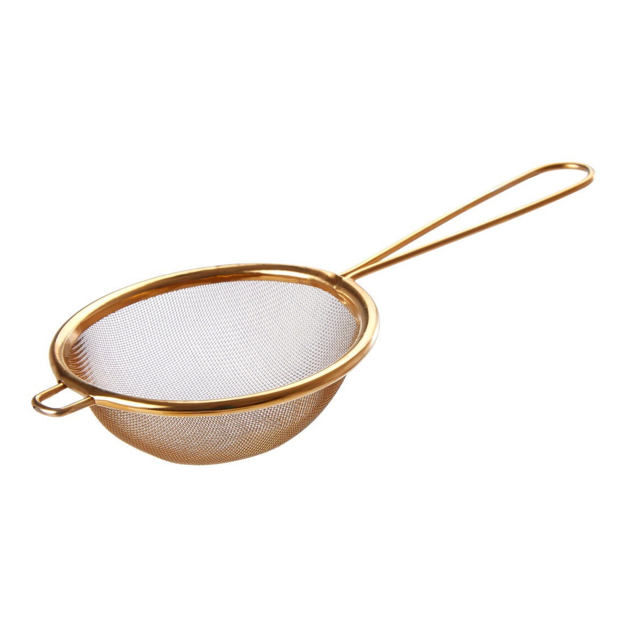 Orsina Alchemist Small Round Sieve – Gold