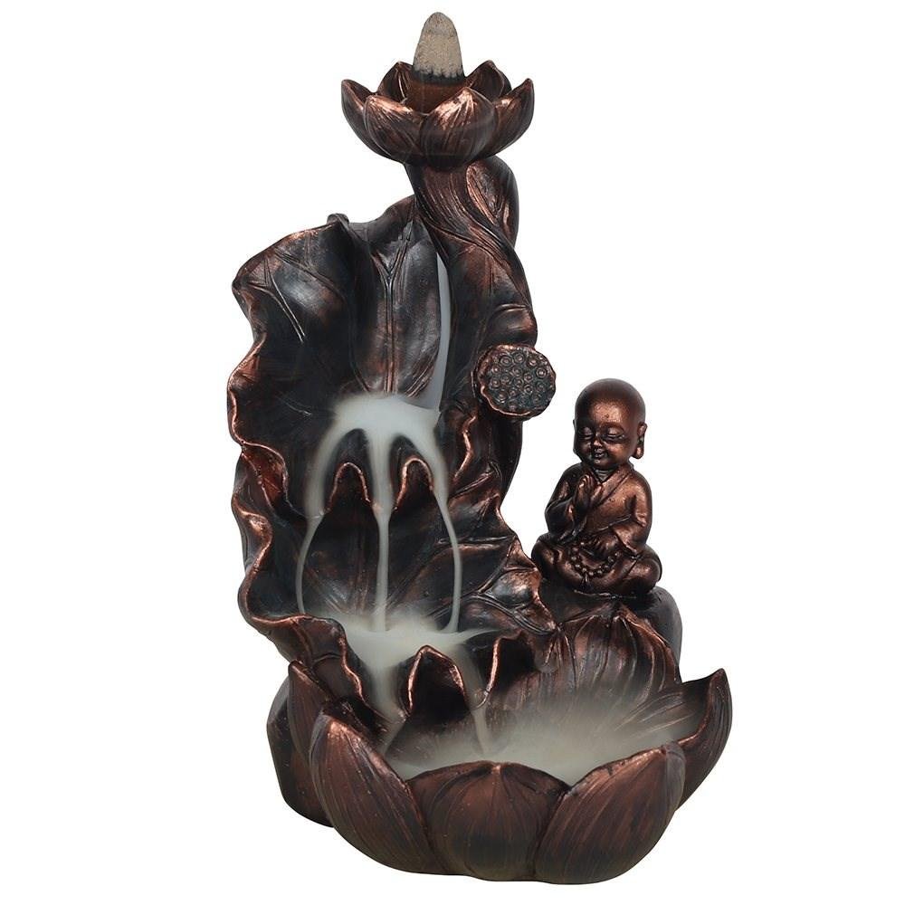 Something Different Buddha Backflow Incense Burner - Brown