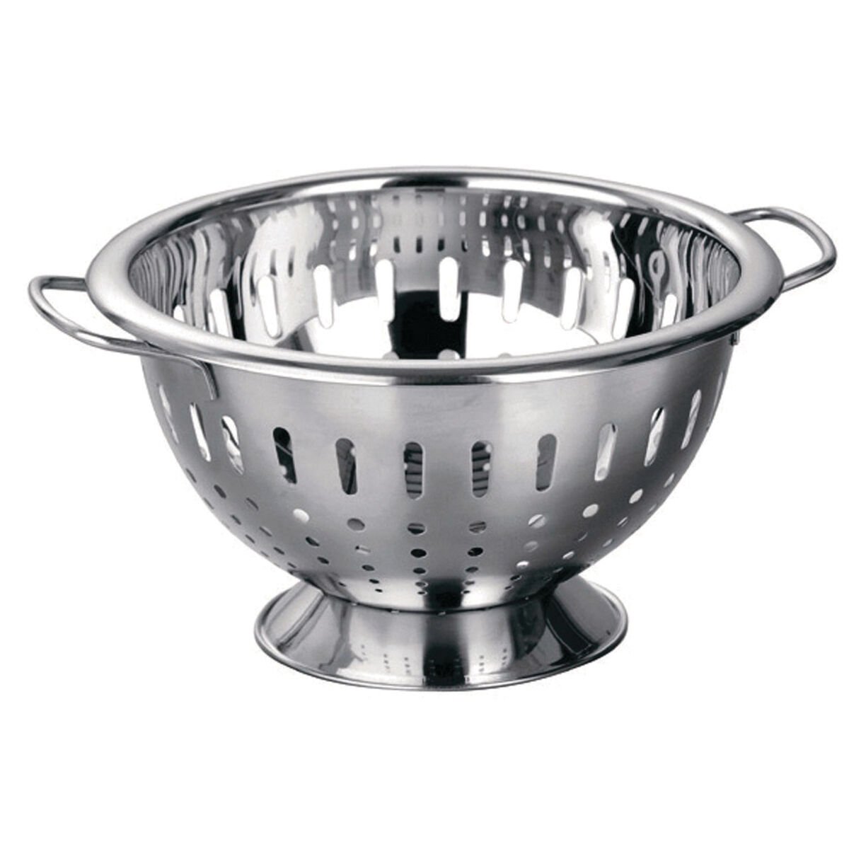 Orsina Hollis Brushed Stainless Steel Colander – Silver