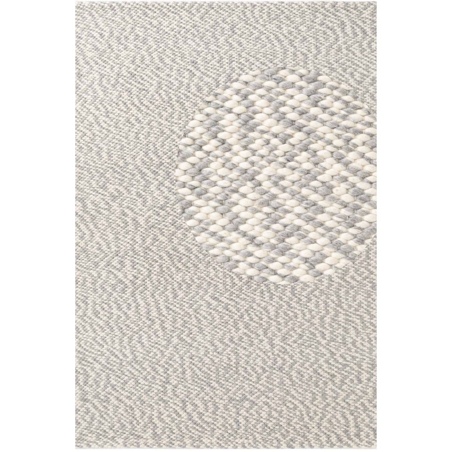 Hanse Home Grey Lyon Handwoven Wool Beans Rug - 200 x 290cm