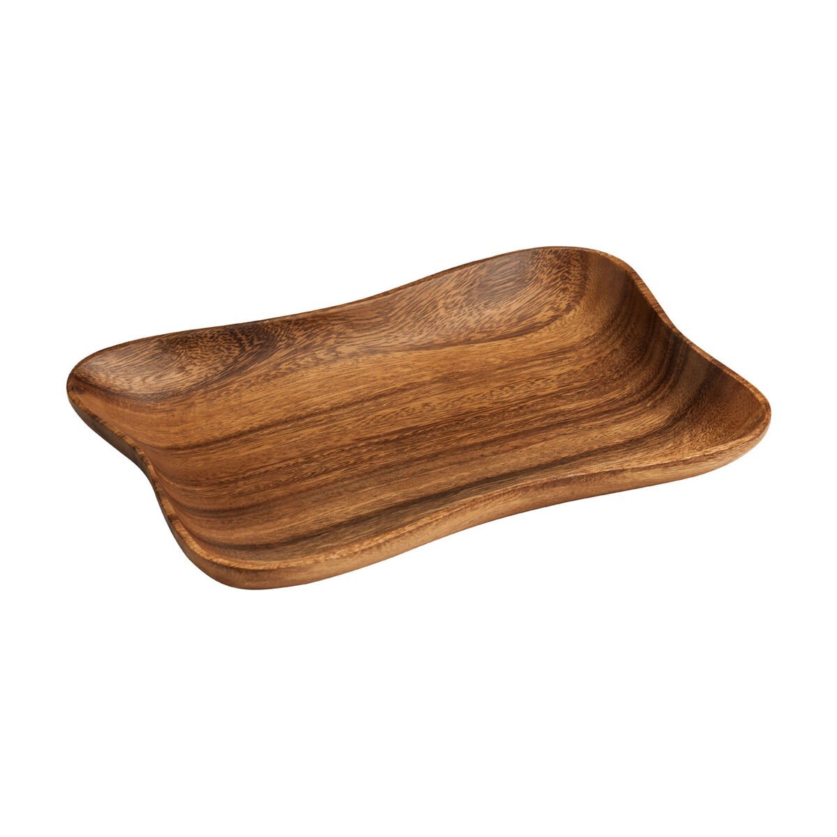 Orsina Kora Acacia Small Curved Rectangle Serving Dish