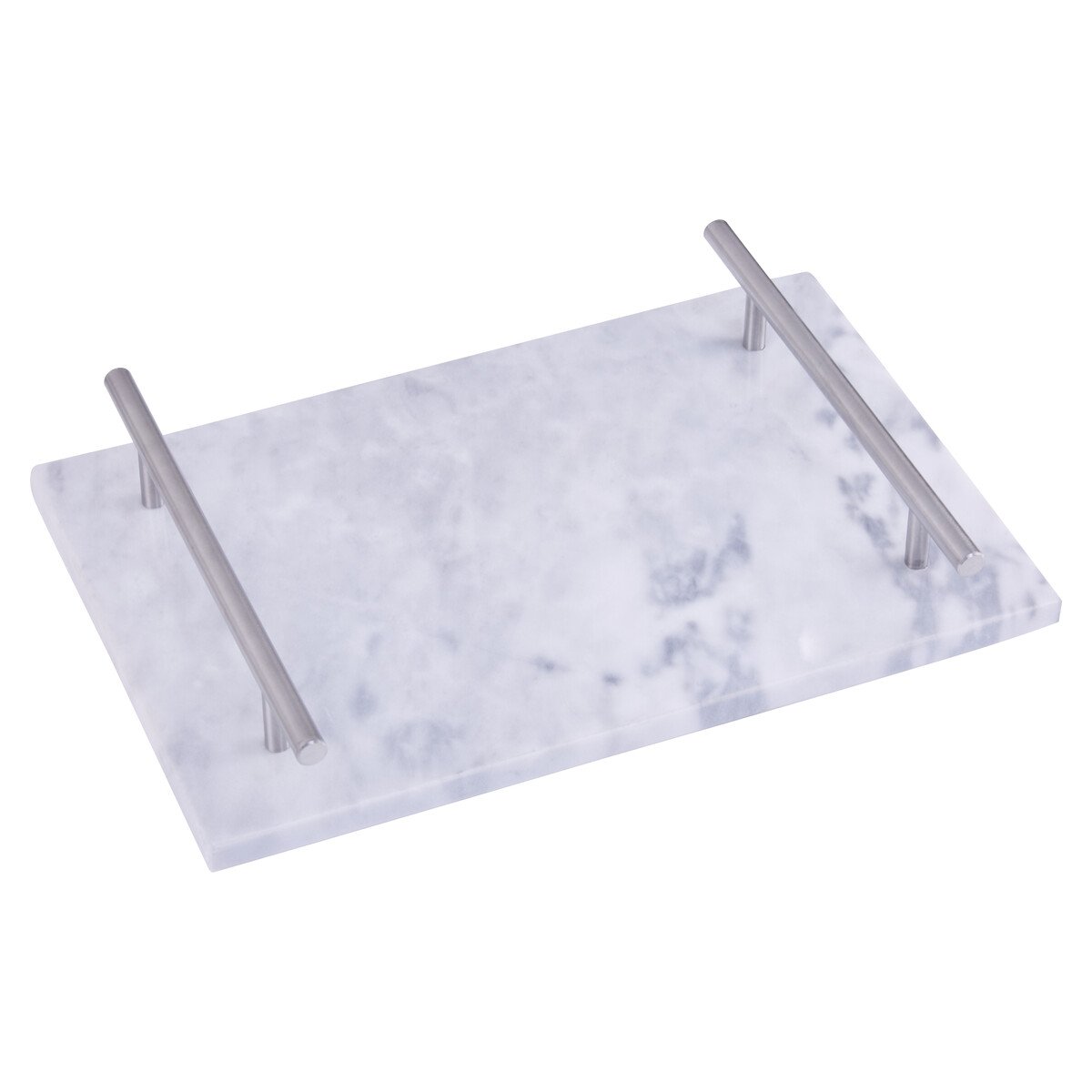 Orsina Salerno Marble Serving board with Handles - Grey