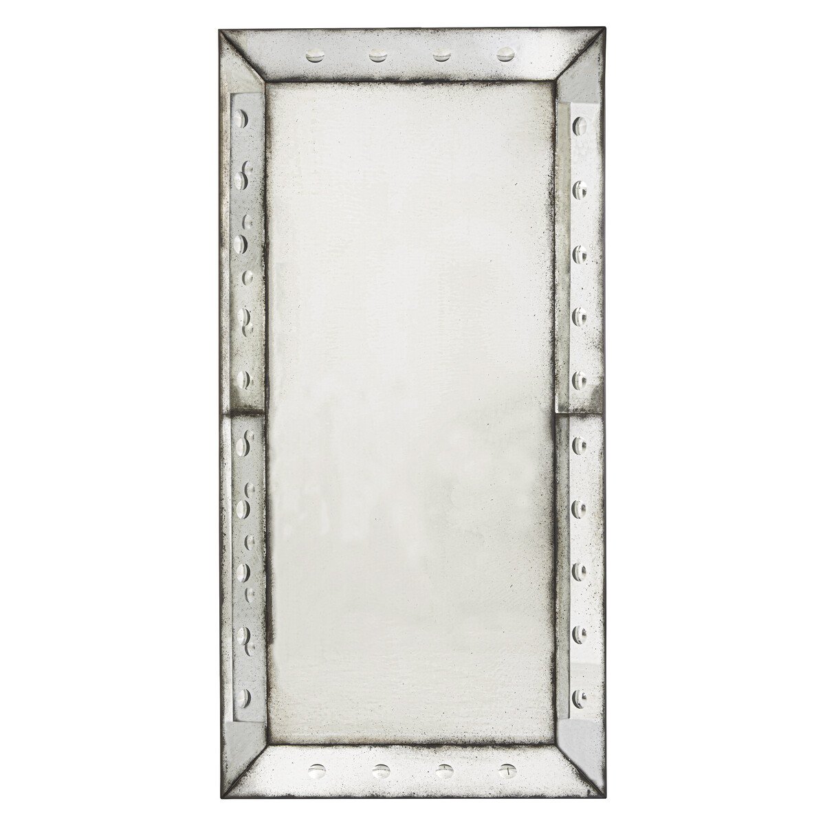 Orsina Riza Large Bubble Effect Wall Mirror – Black