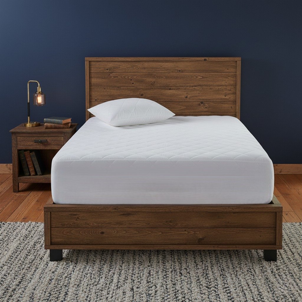 Snug City 200tc Cotton Quilted 40cm Deep Mattress Protector - Super King