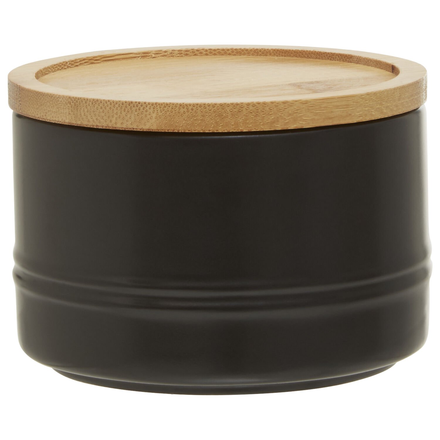 Orsina Fenwick Small Stoneware Canister – Black