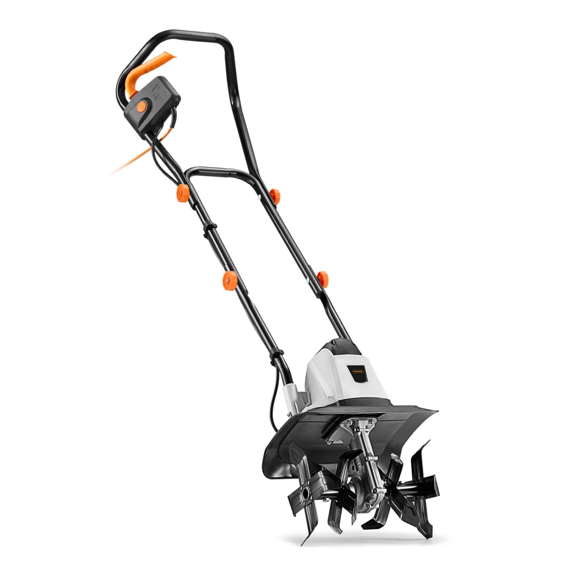 VonHaus 1050W 32cm Corded Electric Garden Tiller - 10m Cable