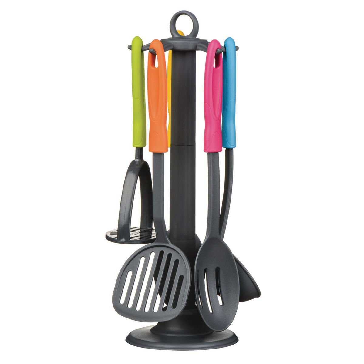 Orsina Tyri 5 Piece Nylon Kitchen Tool Set – Grey