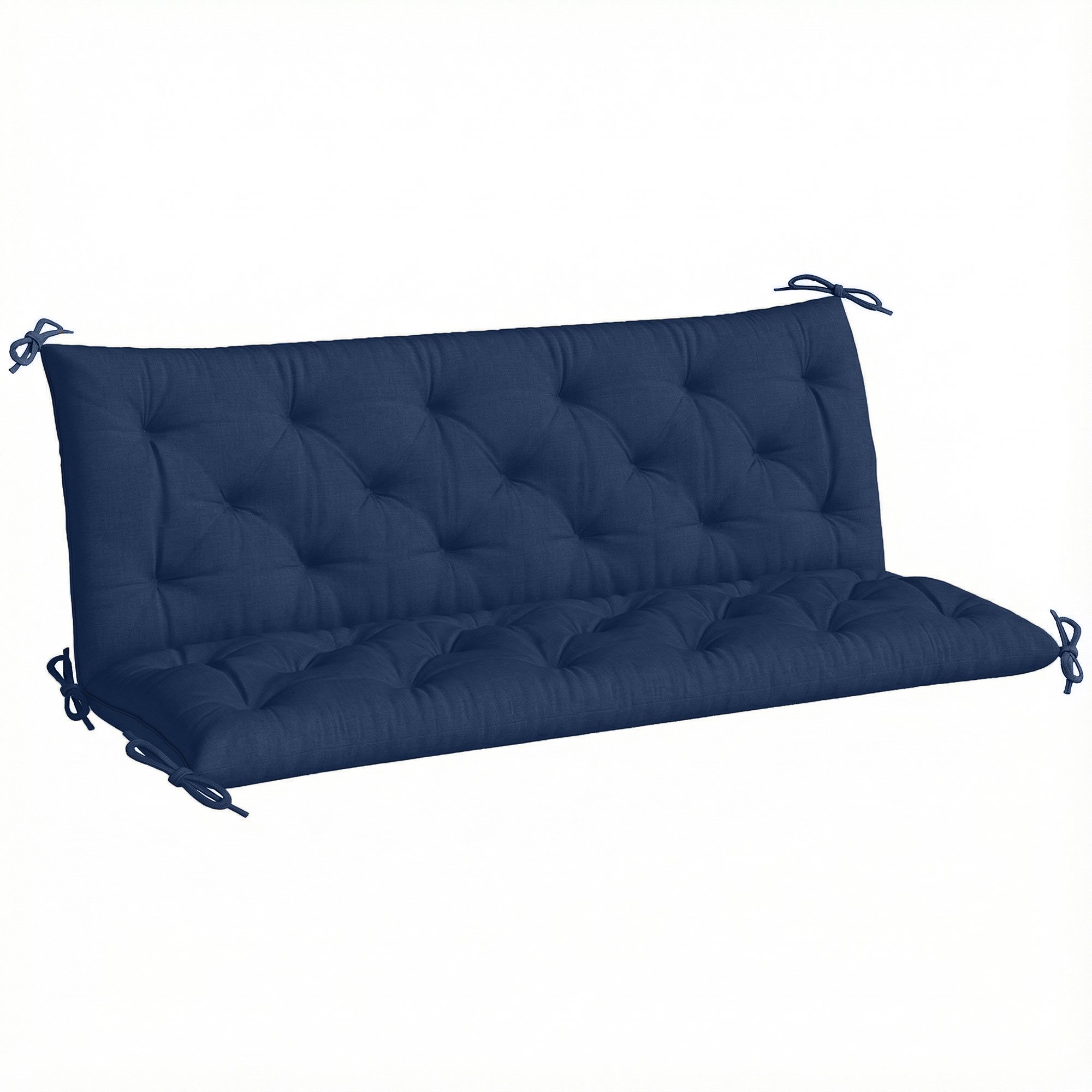 Outsunny Polyester Bench Cushion – Navy