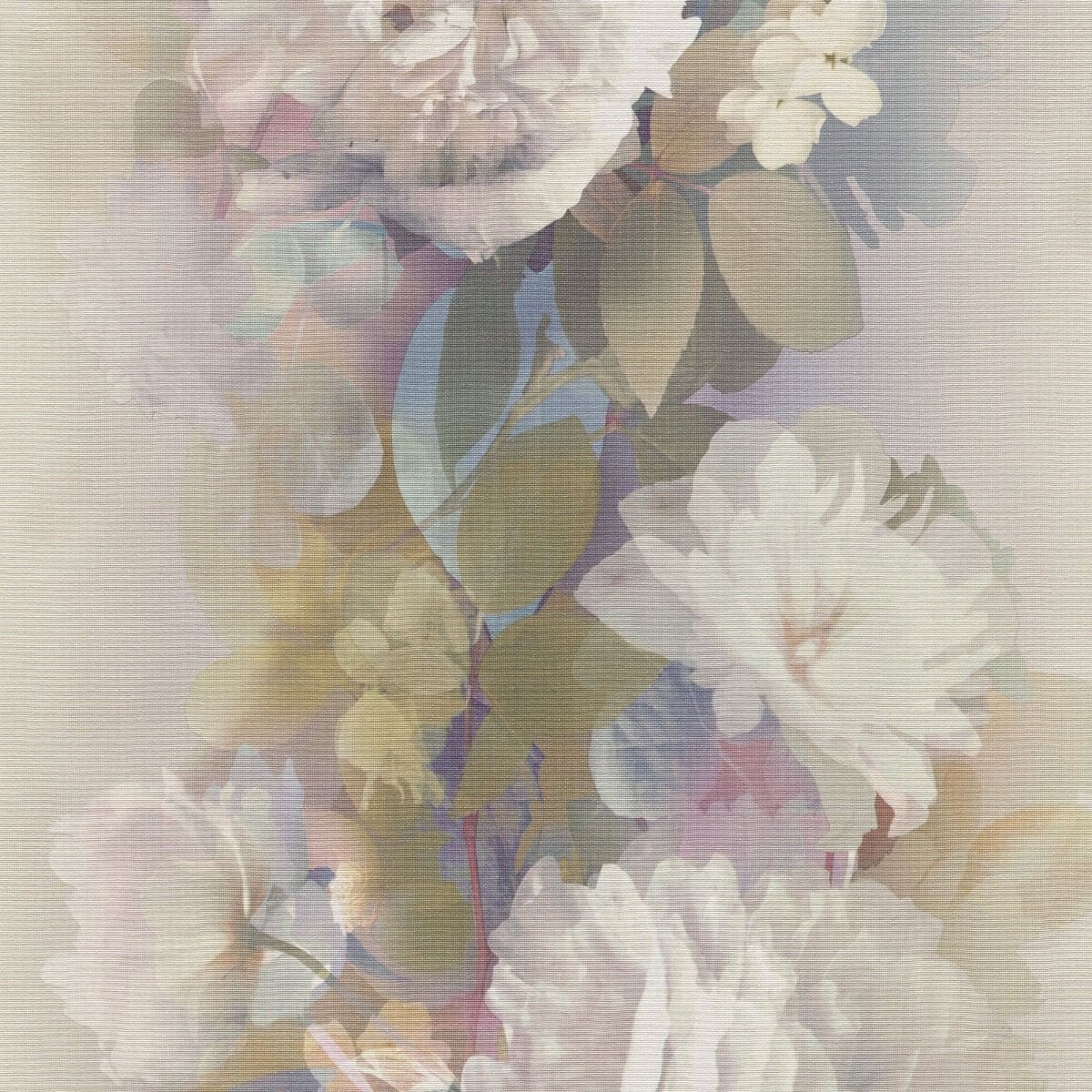 Erismann Aurora Floral Textured Wallpaper - Purple