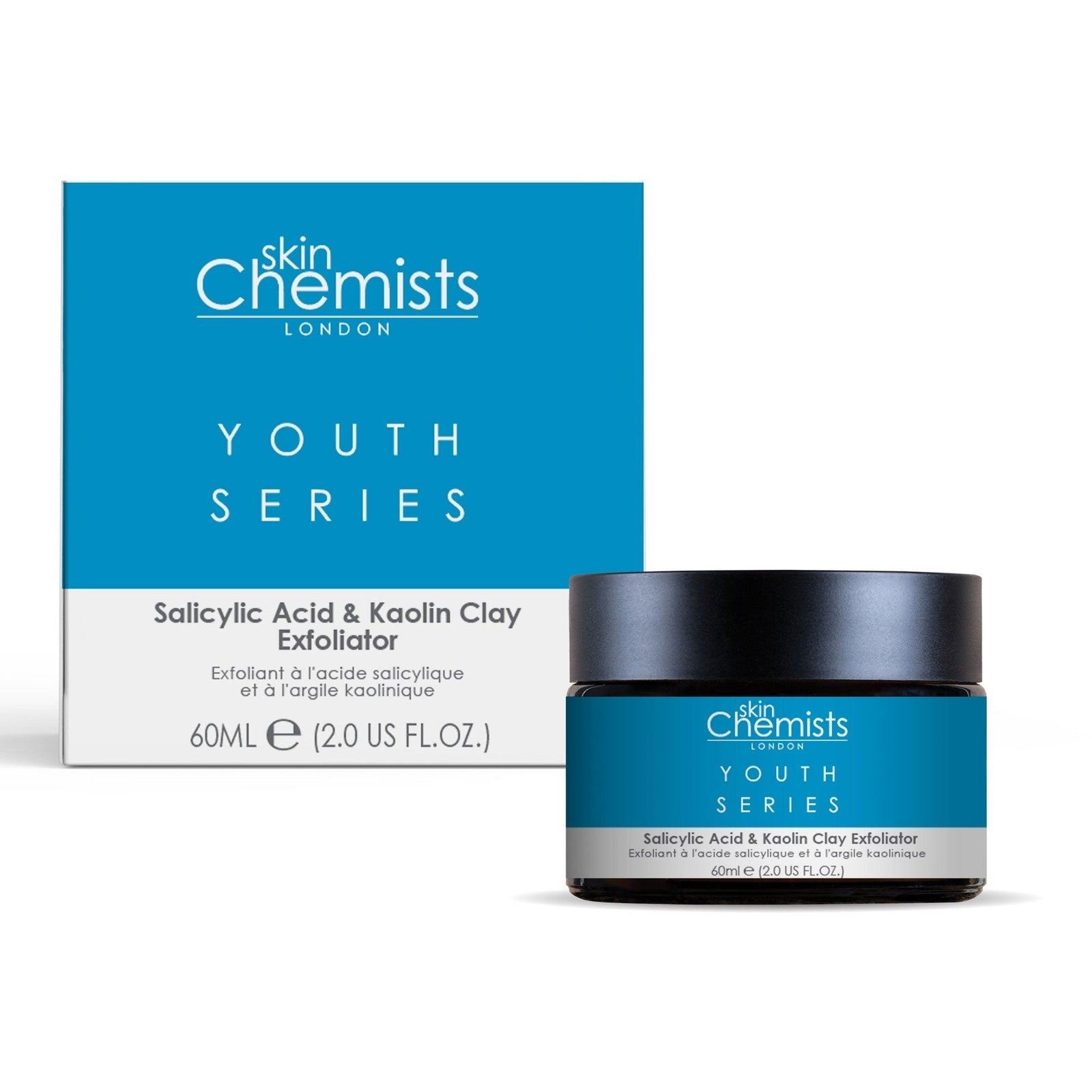 skinChemists Salicylic Acid & Kaolin Clay Anti-Ageing Exfoliator - 60ml