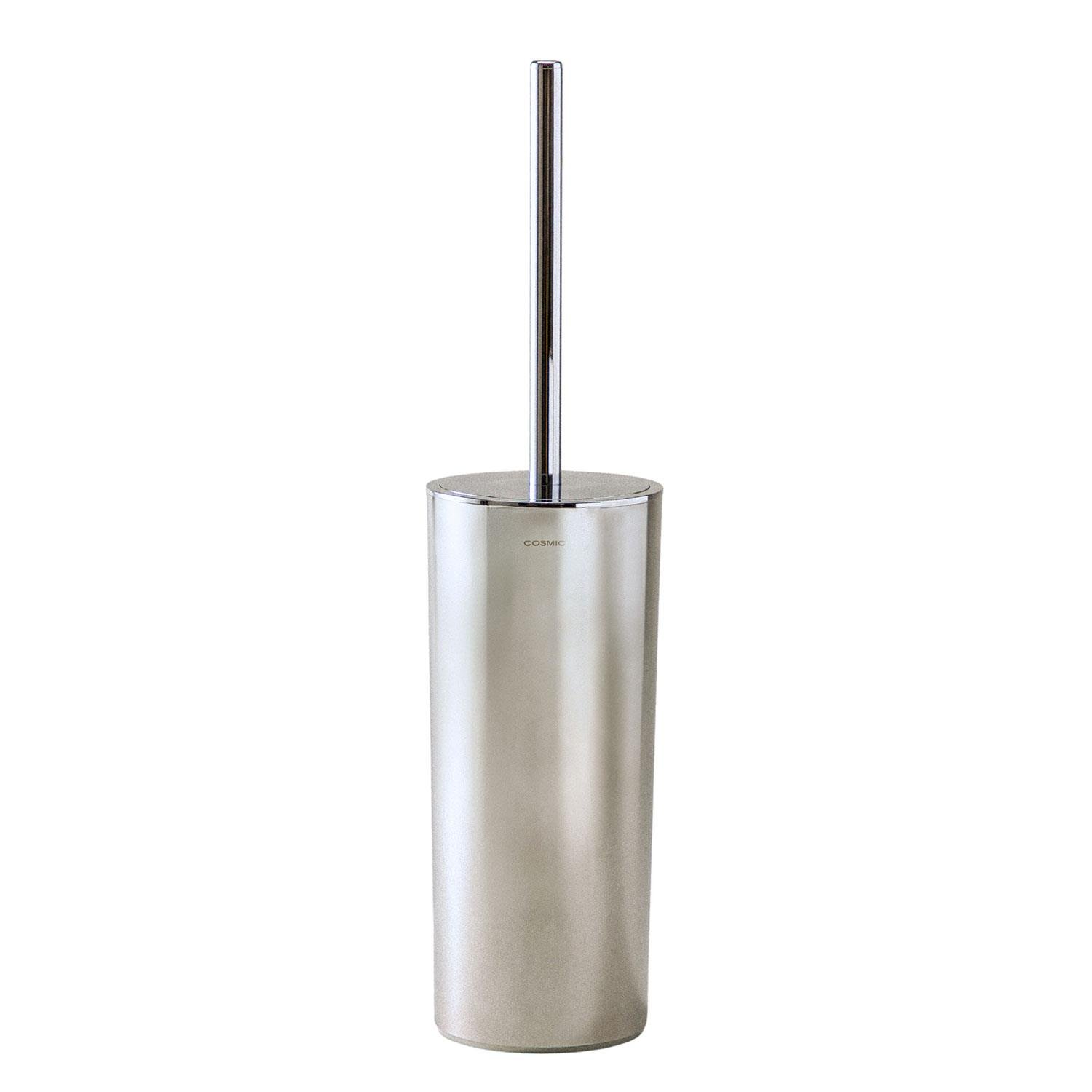 Cosmic Essentials Toilet Brush & Holder - Chrome
