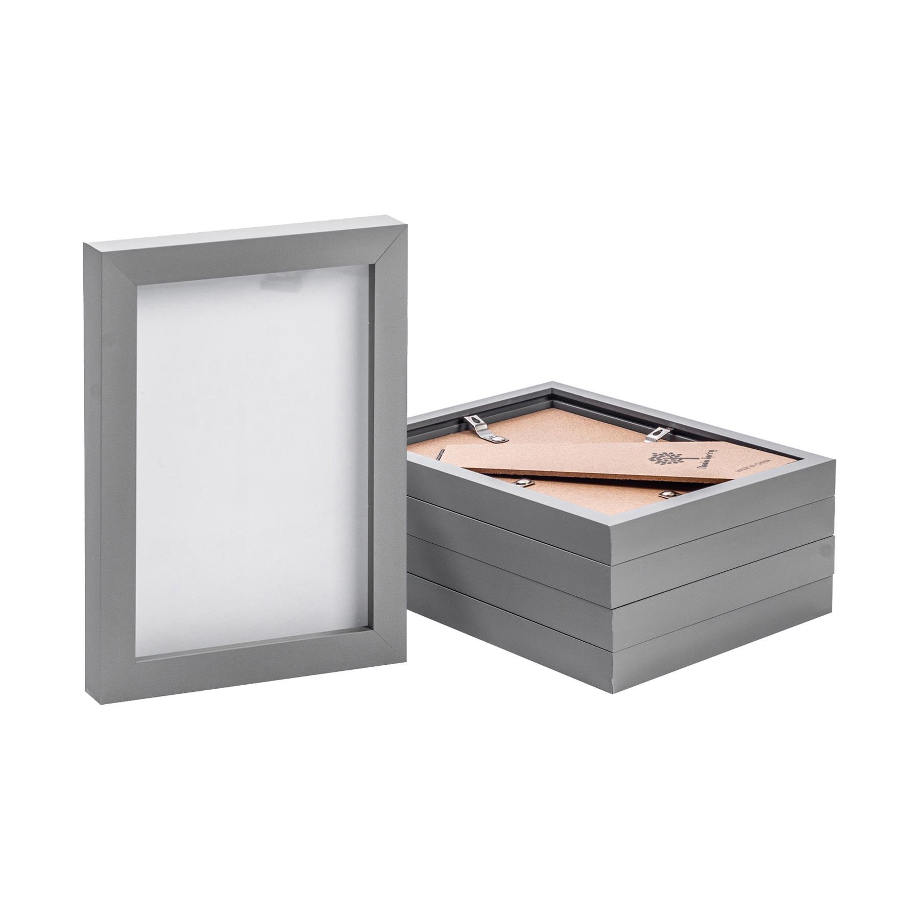 Nicola Spring Photo Frames 5" x 7" Set of 5 - Grey