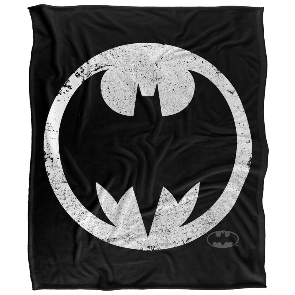 Batman Frank Miller Bat Signal Soft Touch Blanket - 147cm x 91cm