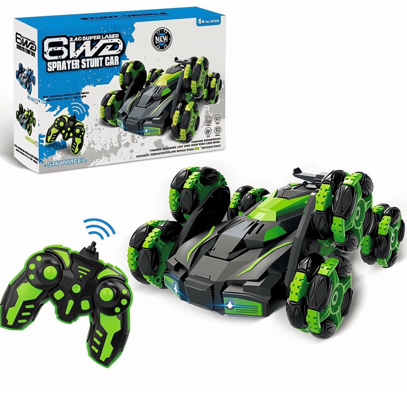 deAO  Off Road RC Stunt Car Toy - Green